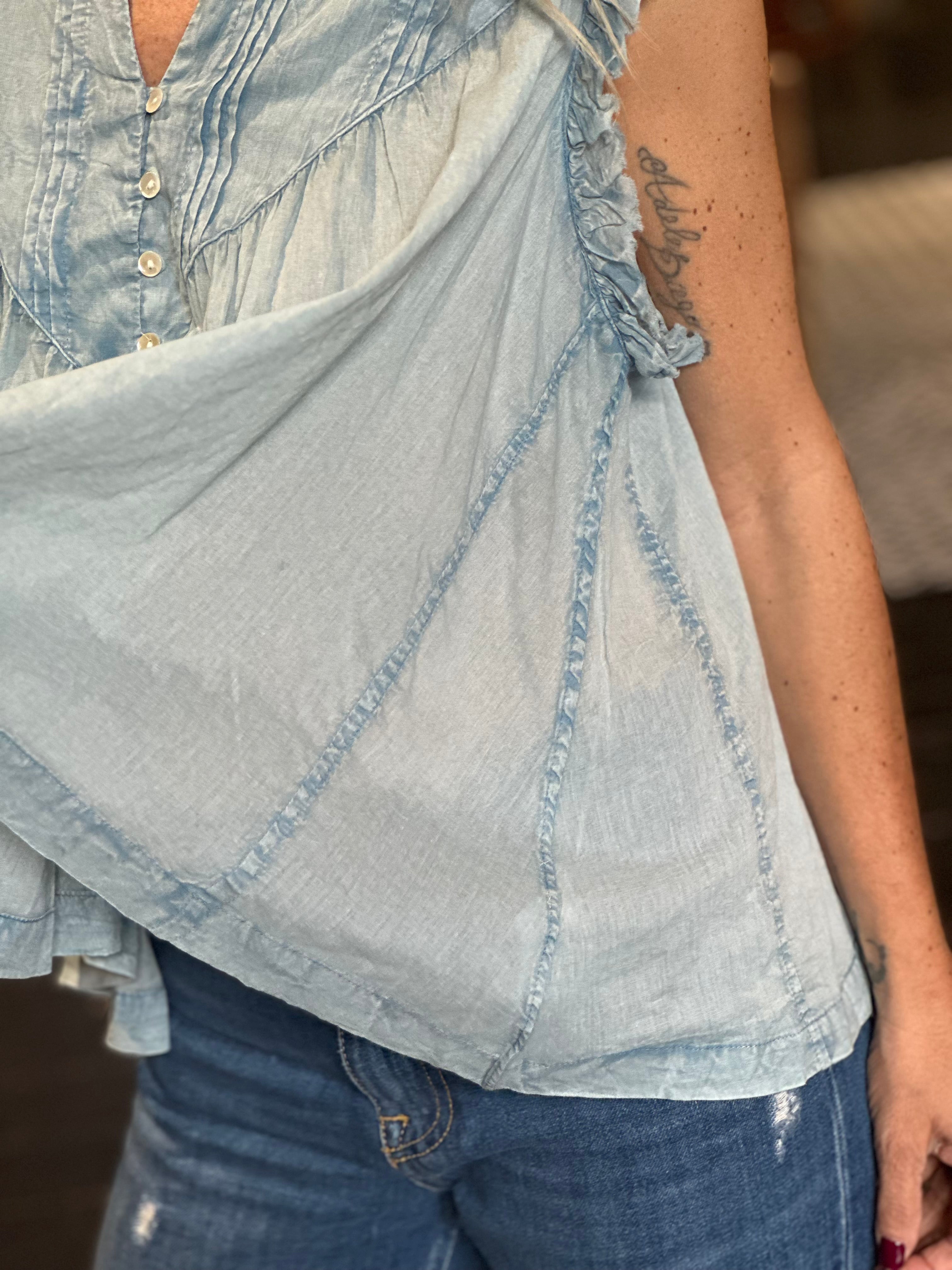 Blusa Senza Maniche Cielo_ Pahiesa