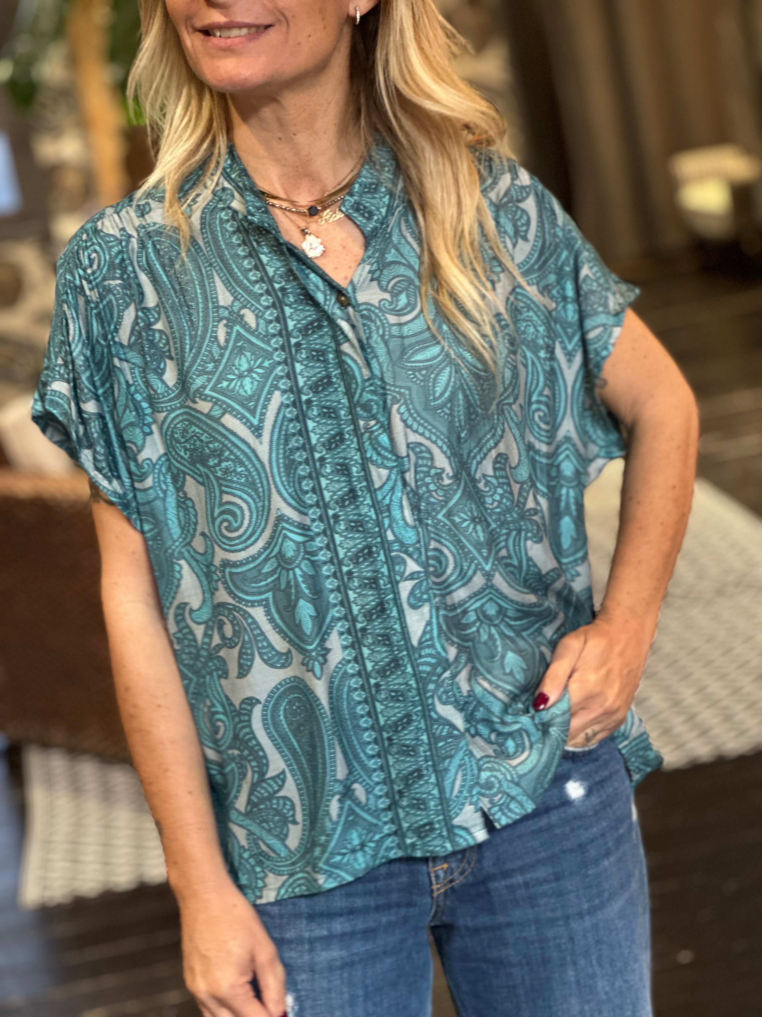 Camicia Mezza Manica Fantasia 2610 _ Pahiesa