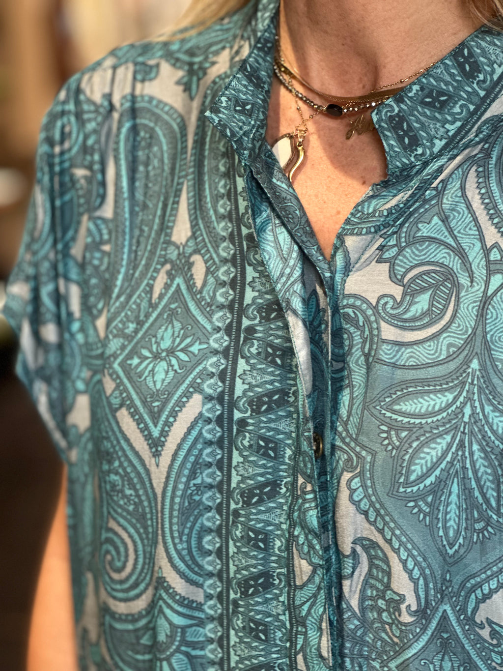 Camicia Mezza Manica Fantasia 2610 _ Pahiesa