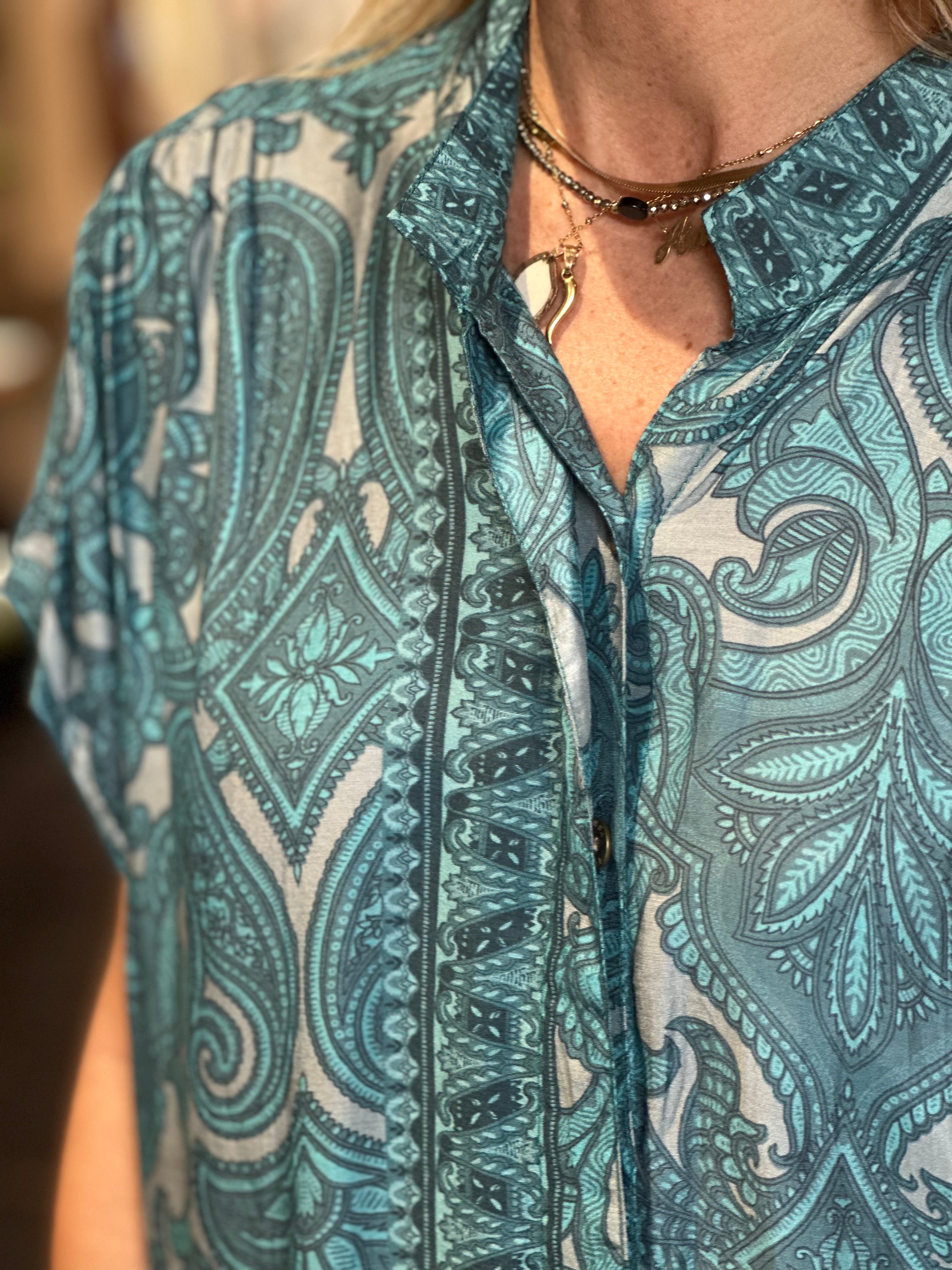 Camicia Mezza Manica Fantasia 2610 _ Pahiesa