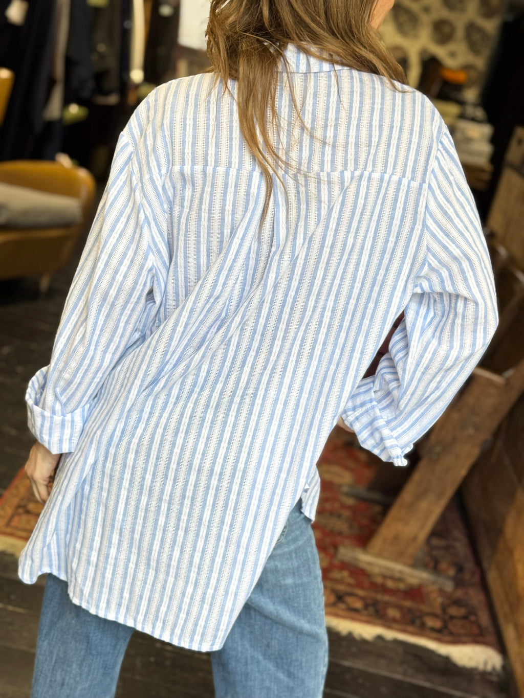 Camicia Riga+Ricamo Cielo _ MI.LE.for soku