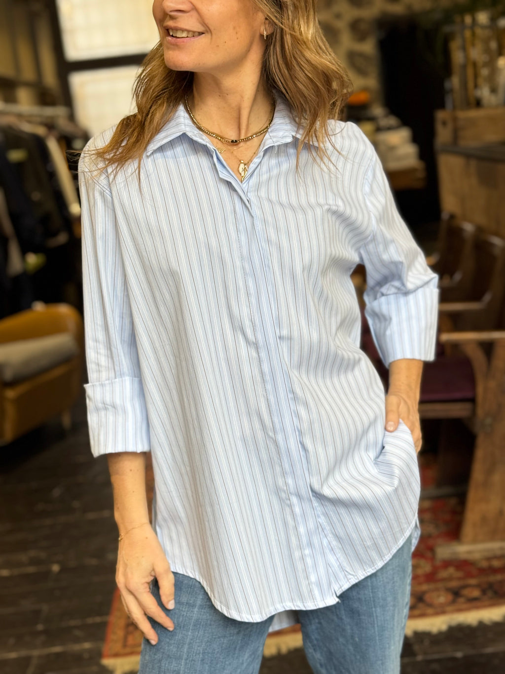Camicia Rigata _ Mi.LE.for soku