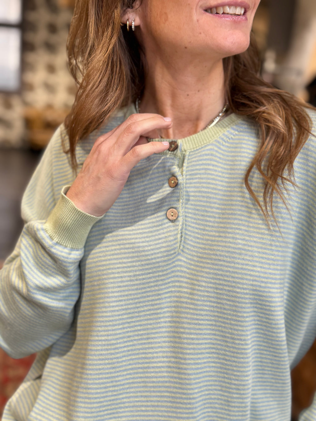 Maglia Righe Verde _ MI.LE.for soku
