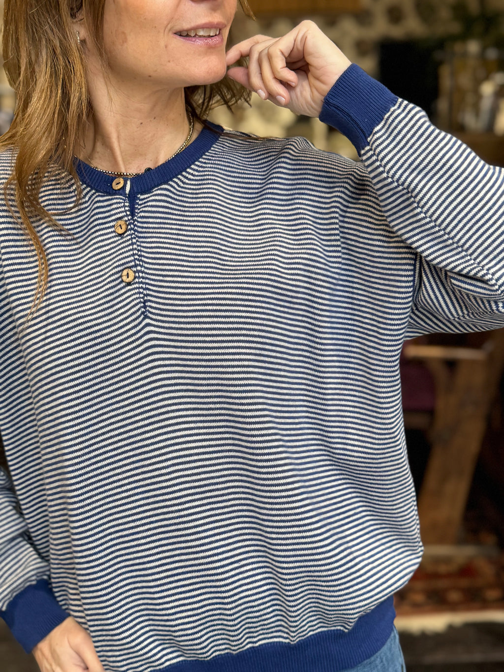 Maglia Righe Blu _ MI.LE. for soku