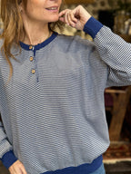 Maglia Righe Blu _ MI.LE. for soku