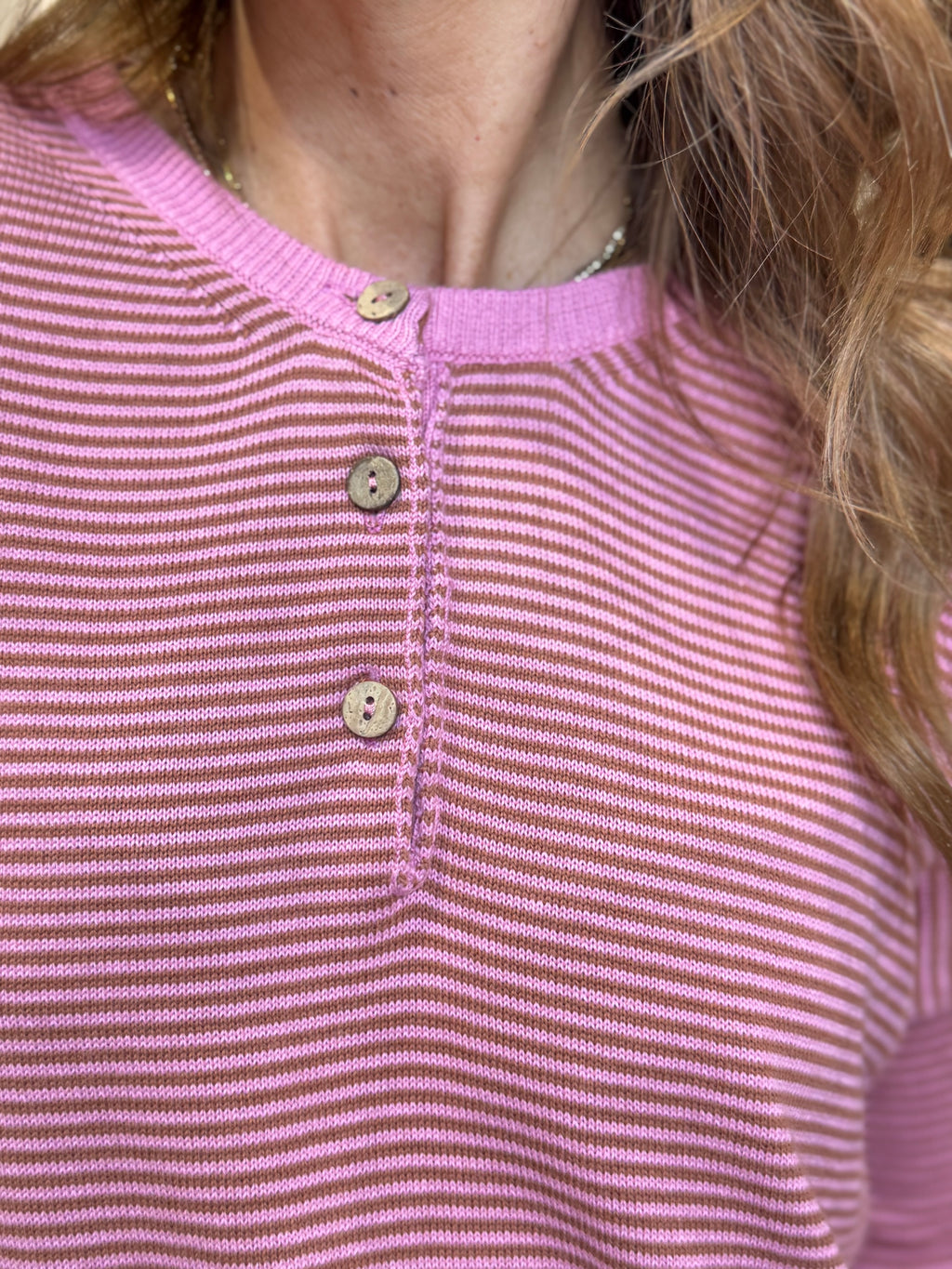 Maglia Righe Rosa _ MI.LE. for soku