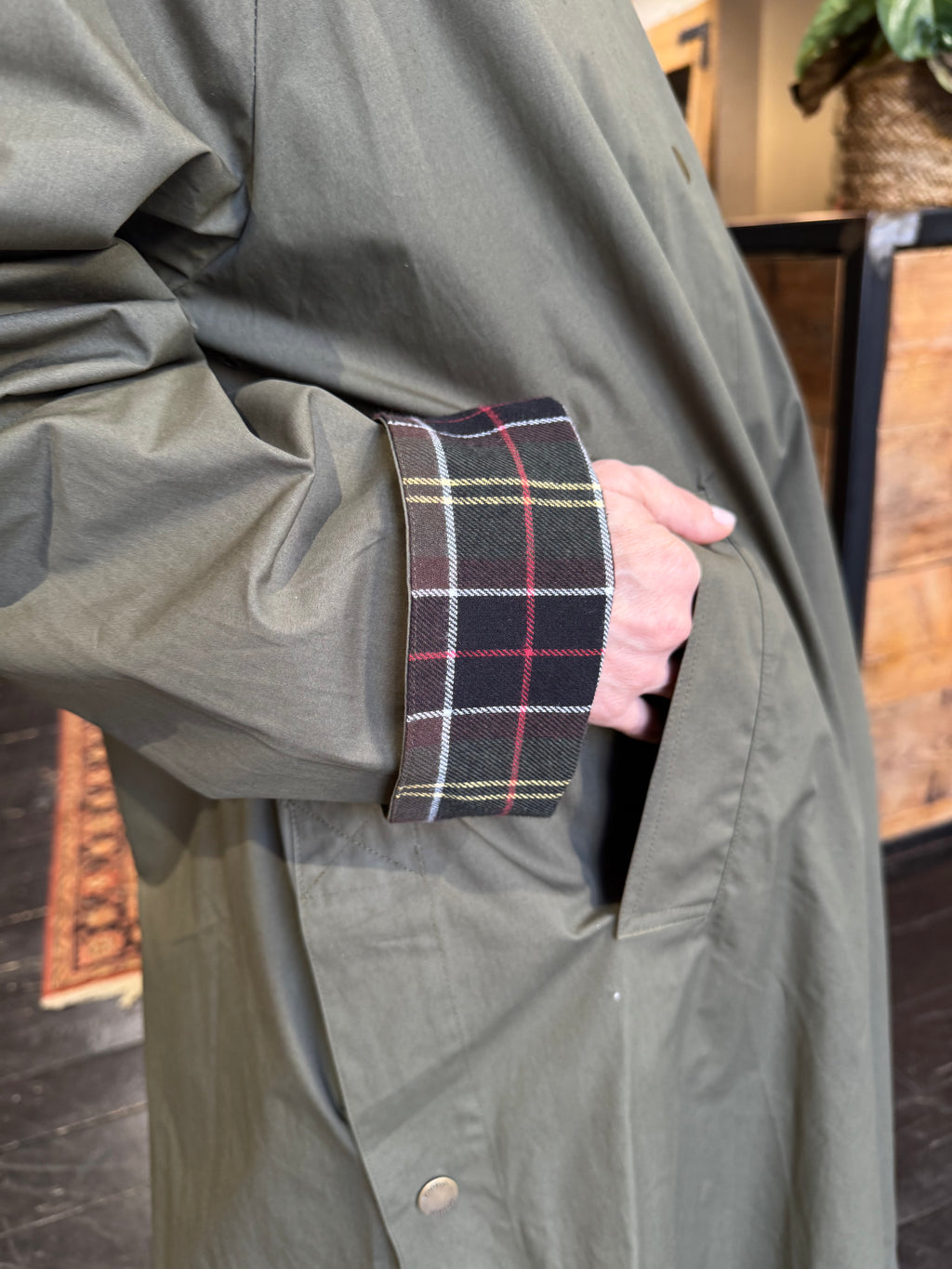 Trench con colletto in Velluto _ Vicolo