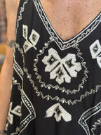 Abito Corto Nero 2602 _Pahiesa