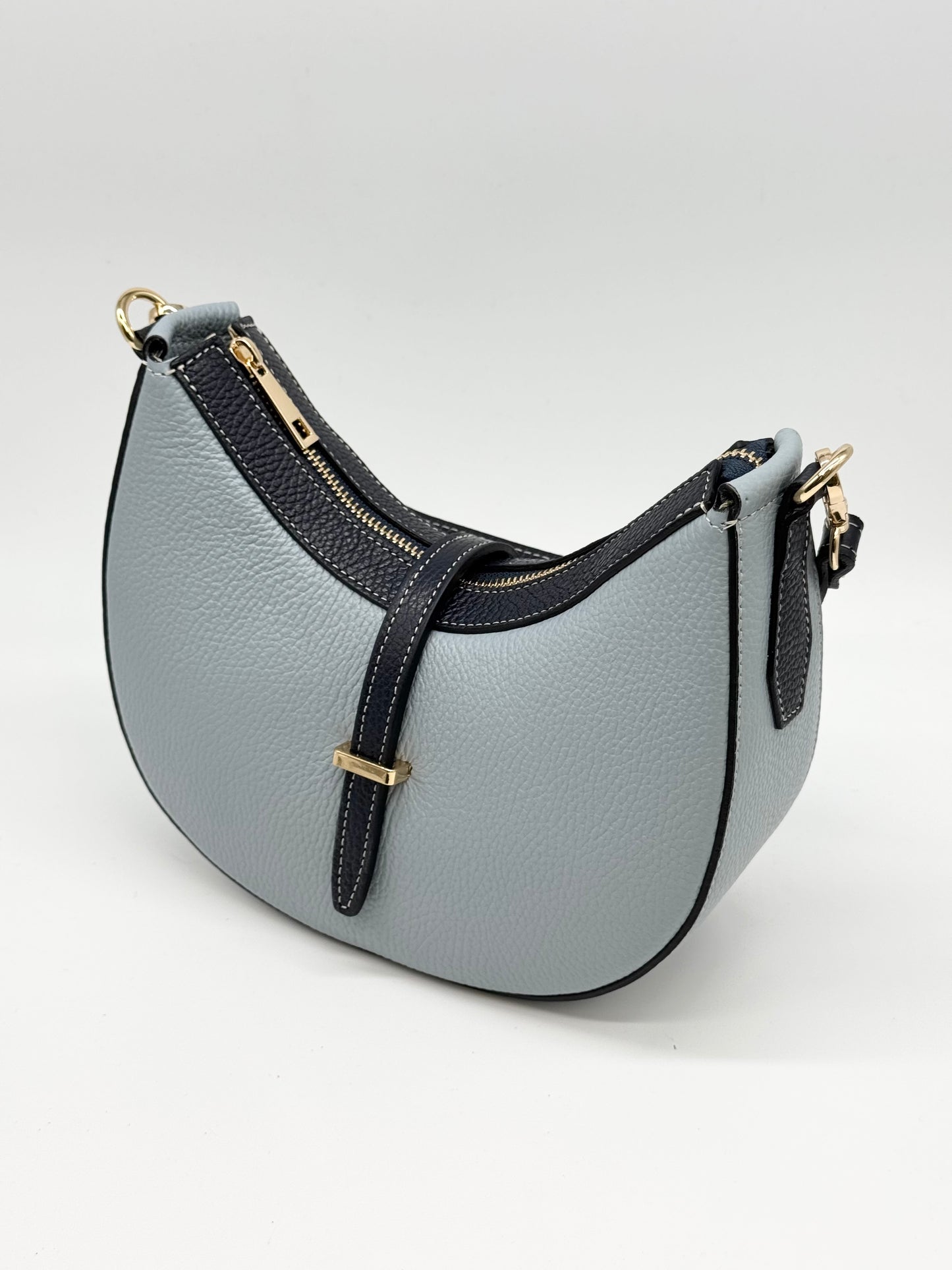 Borsa Mezza Luna Celeste /Blu