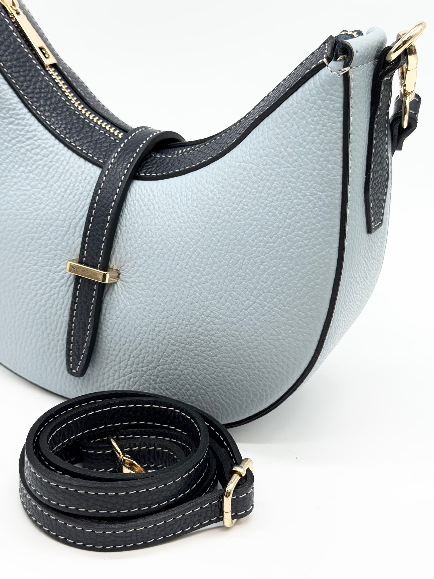 Borsa Mezza Luna Celeste /Blu