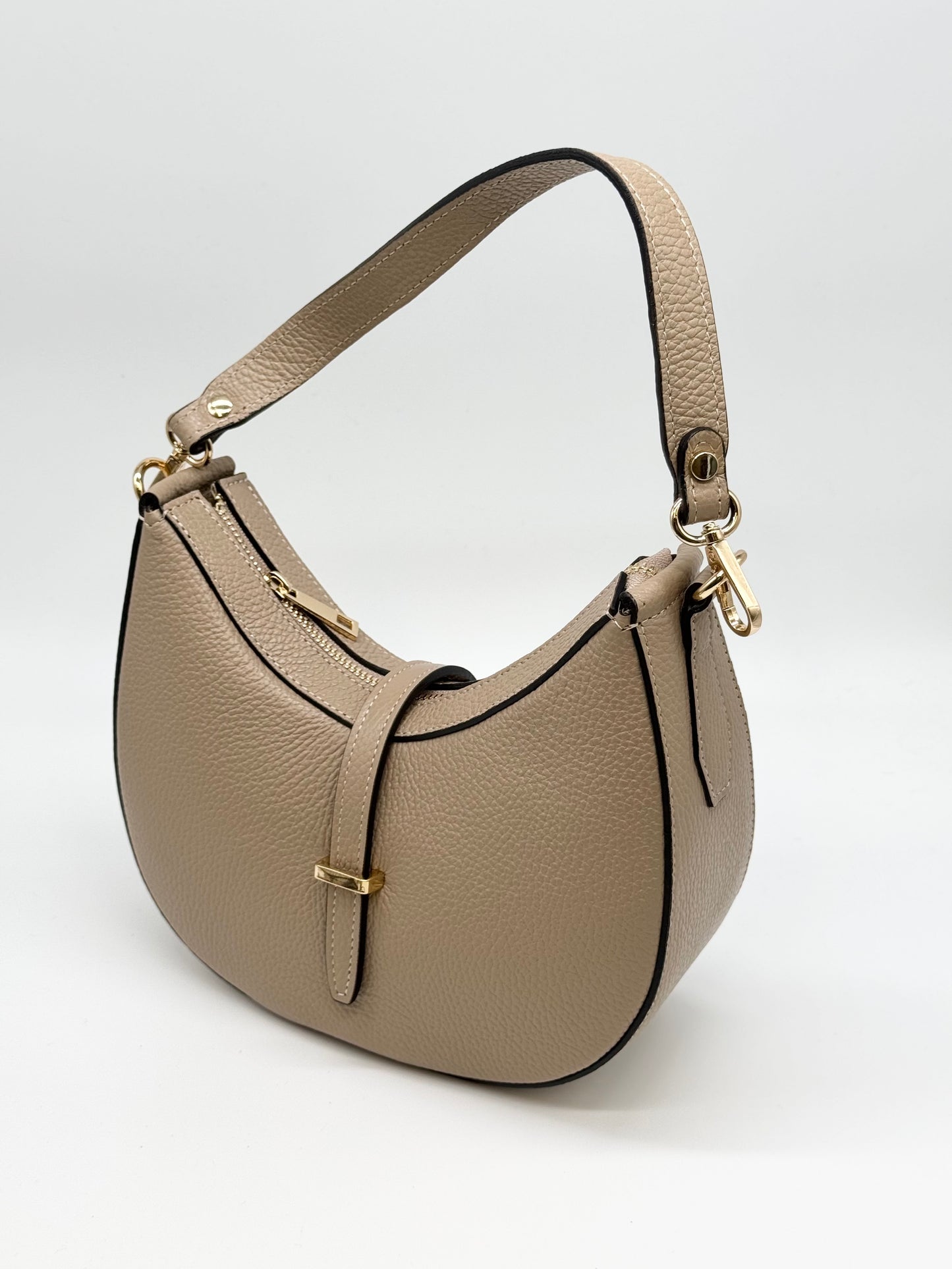 Borsa Mezza Luna Beige