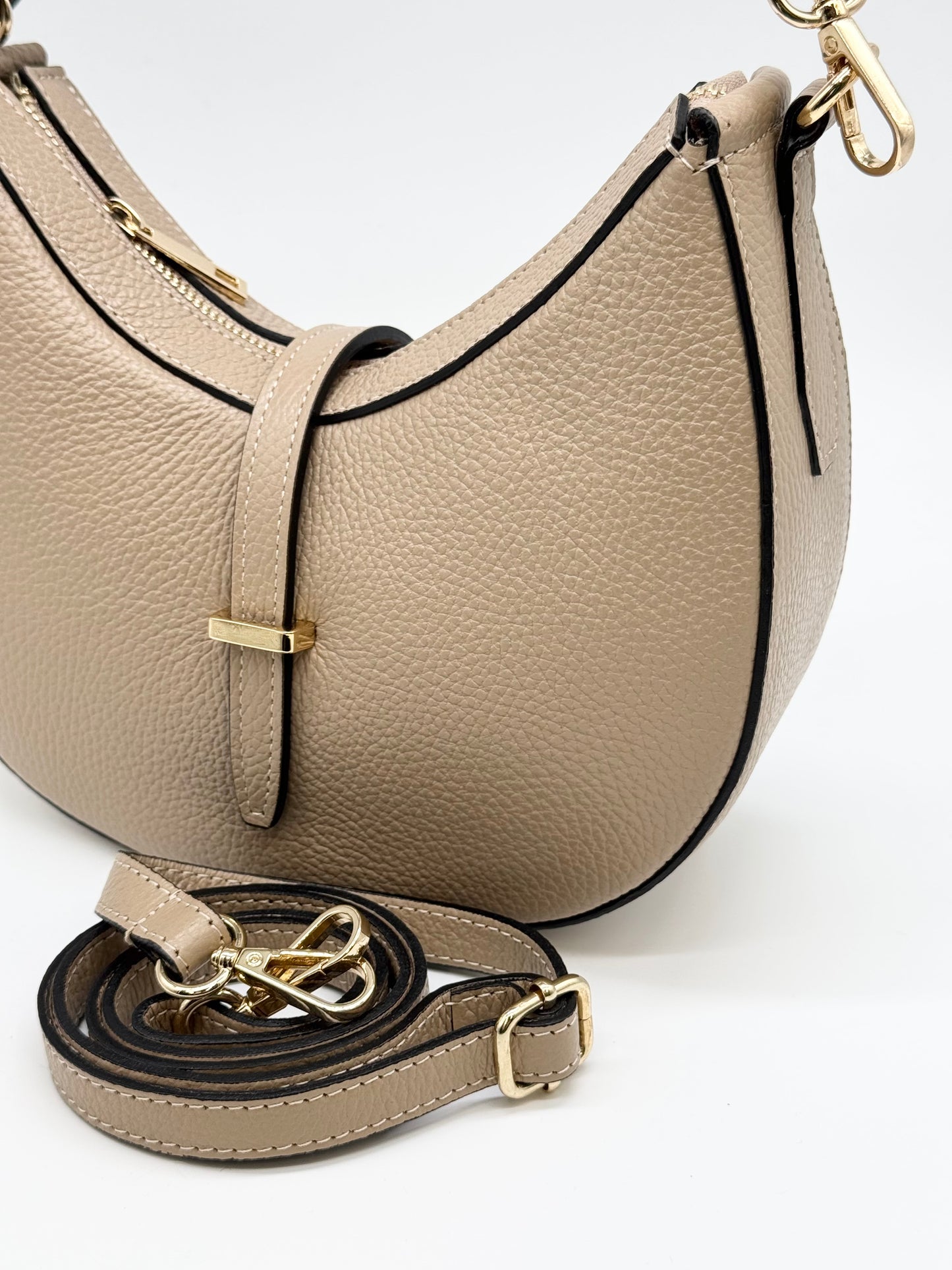 Borsa Mezza Luna Beige