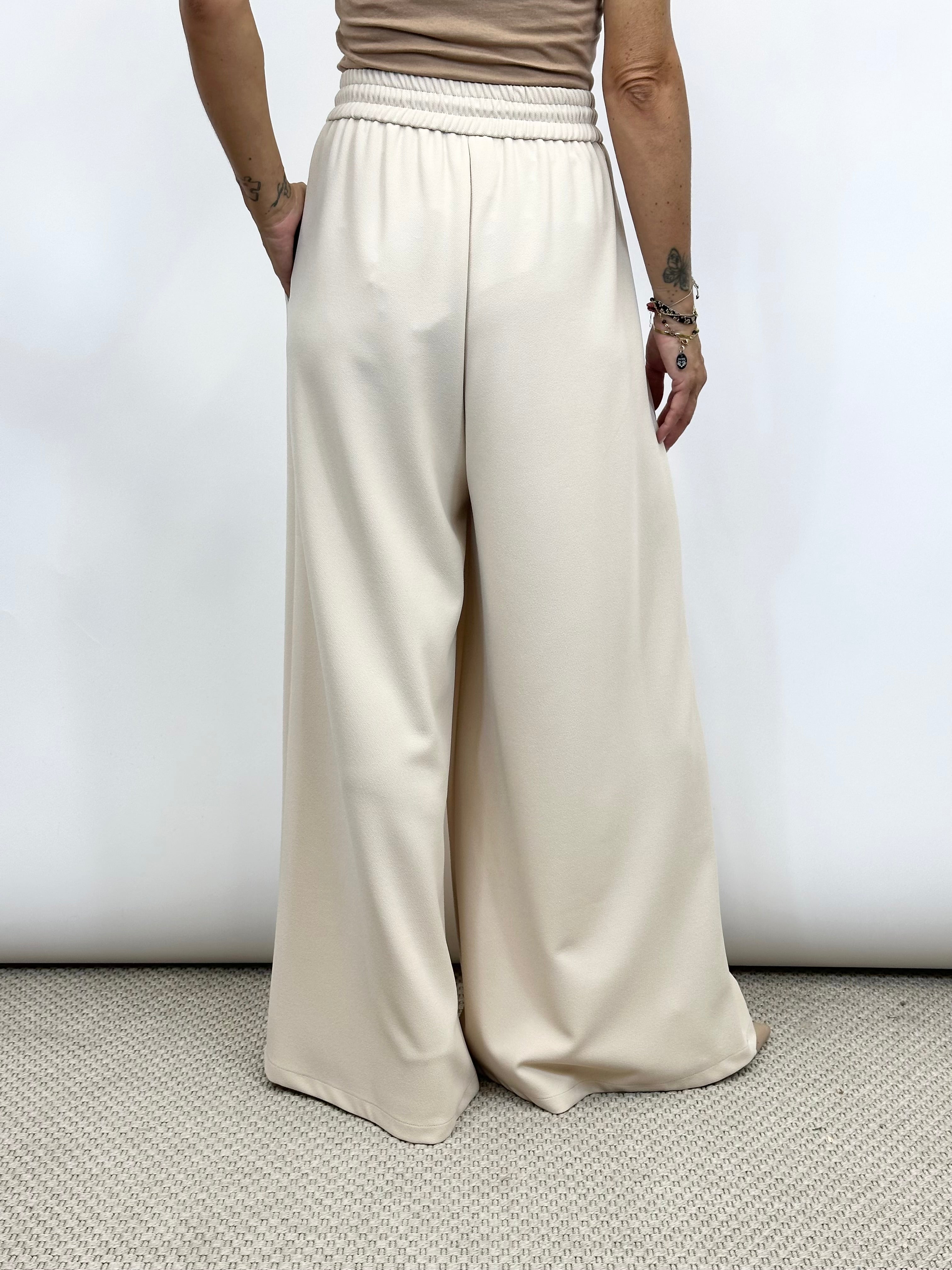 Pantalone Fluido Crema _ Souvenir