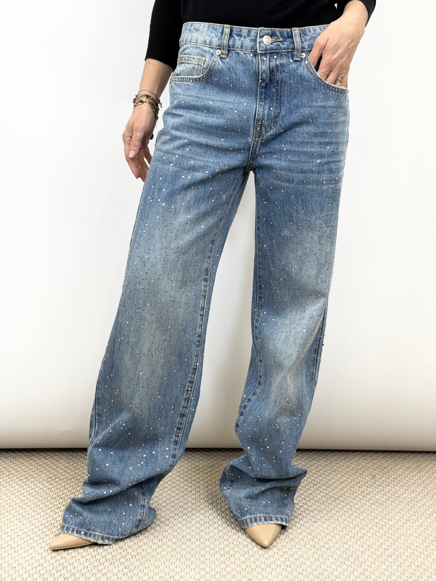 Jeans strass Vicolo