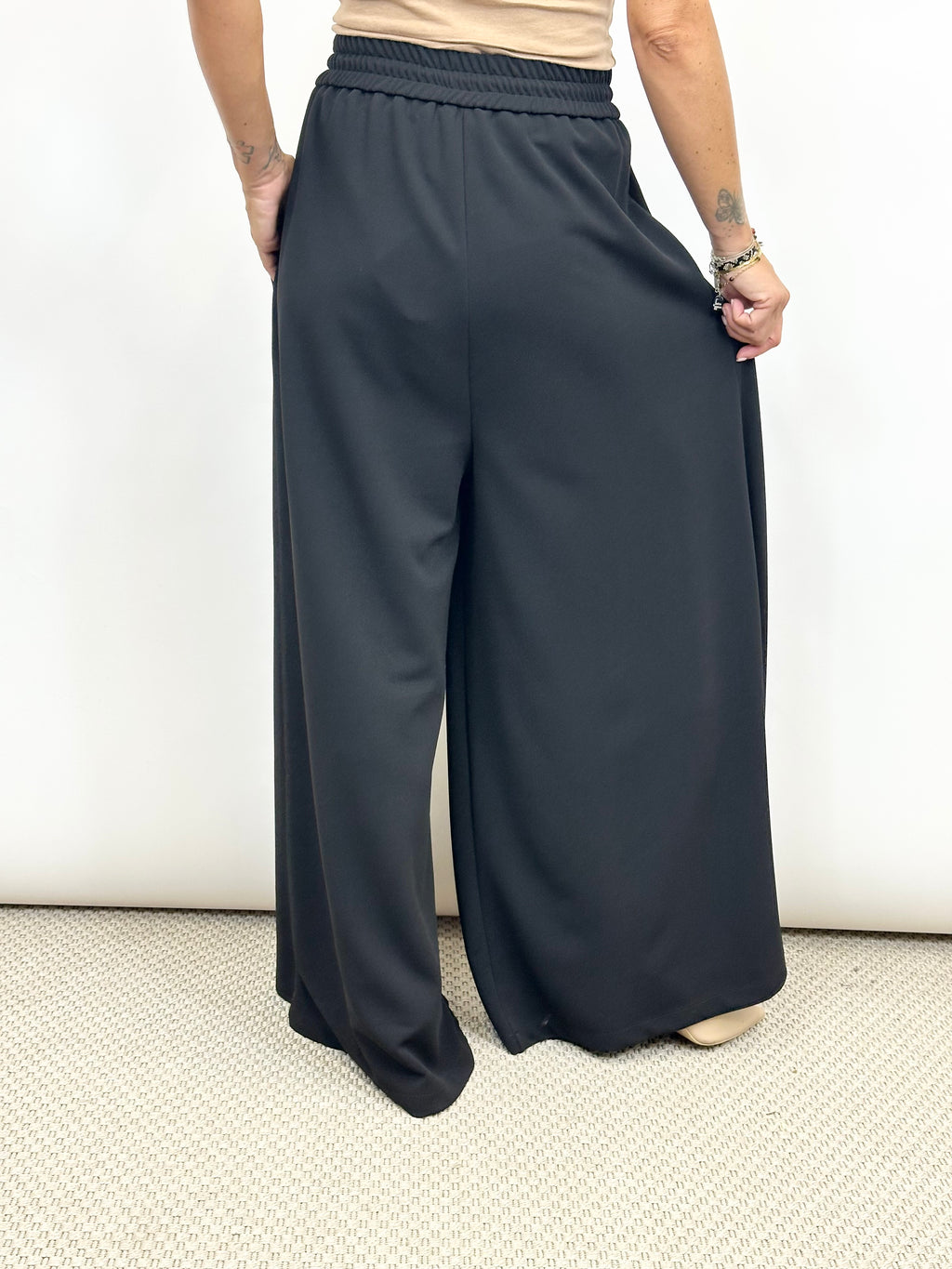 Pantalone Fluido Nero _ Souvenir