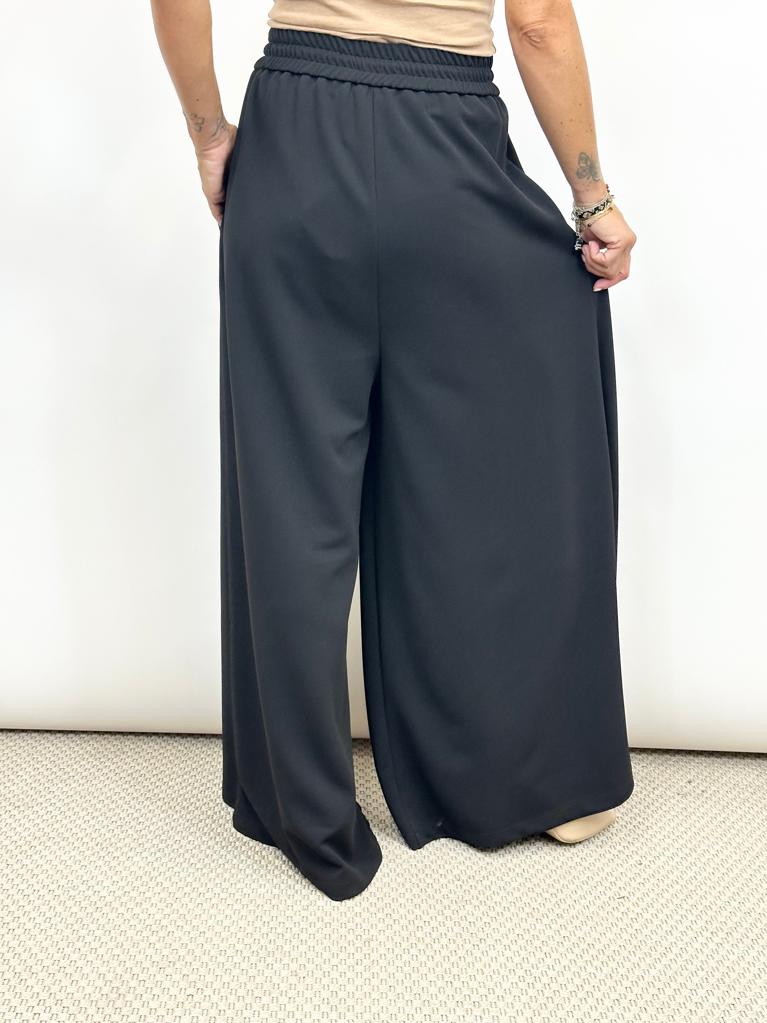 Pantalone Fluido Nero _ Souvenir