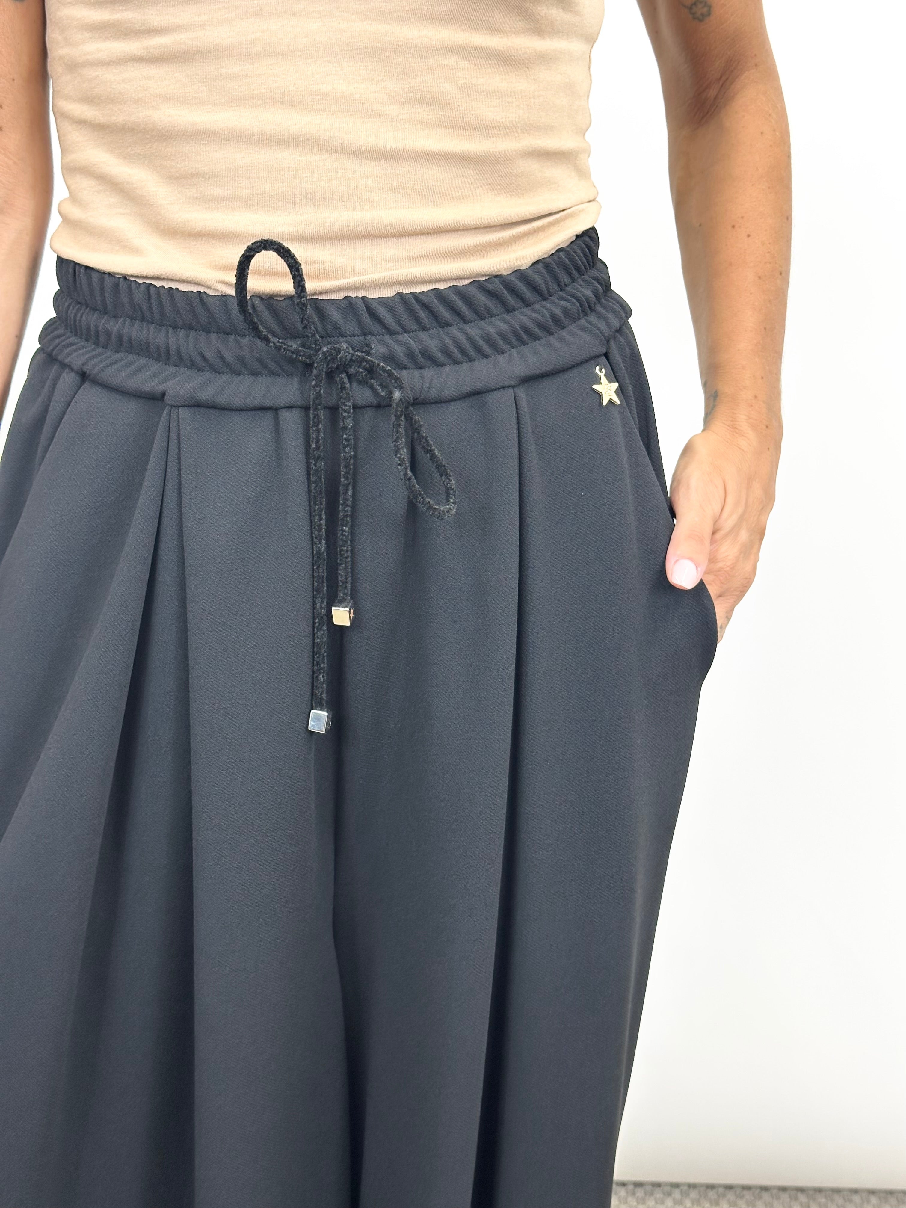 Pantalone Fluido Nero _ Souvenir