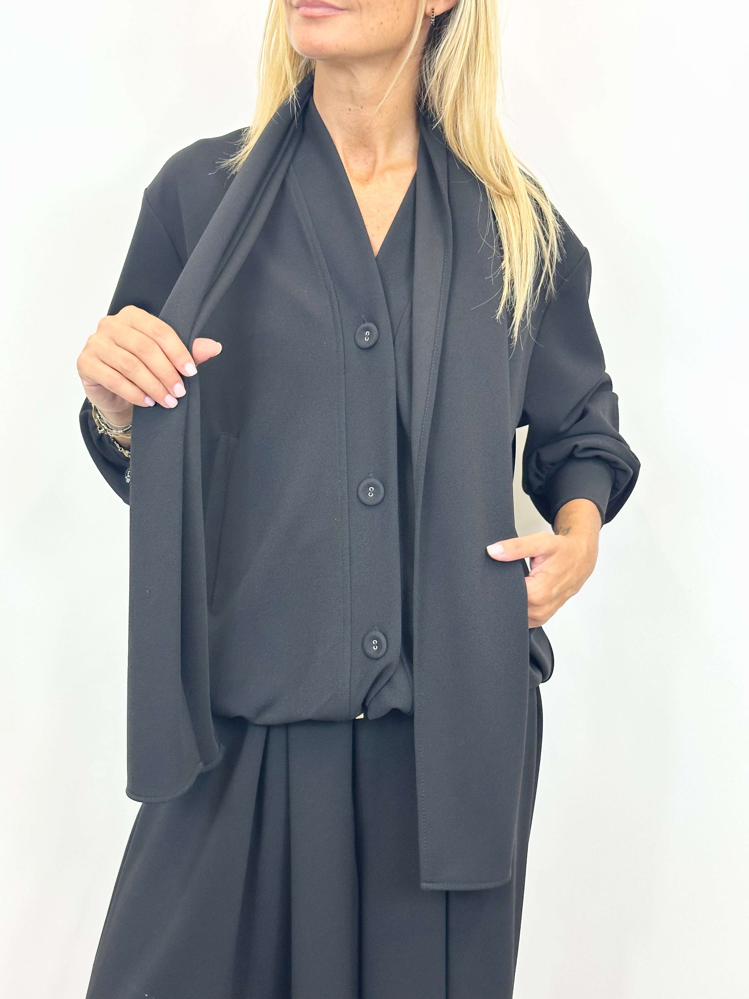 Bomber Fluido Nero _ Souvenir