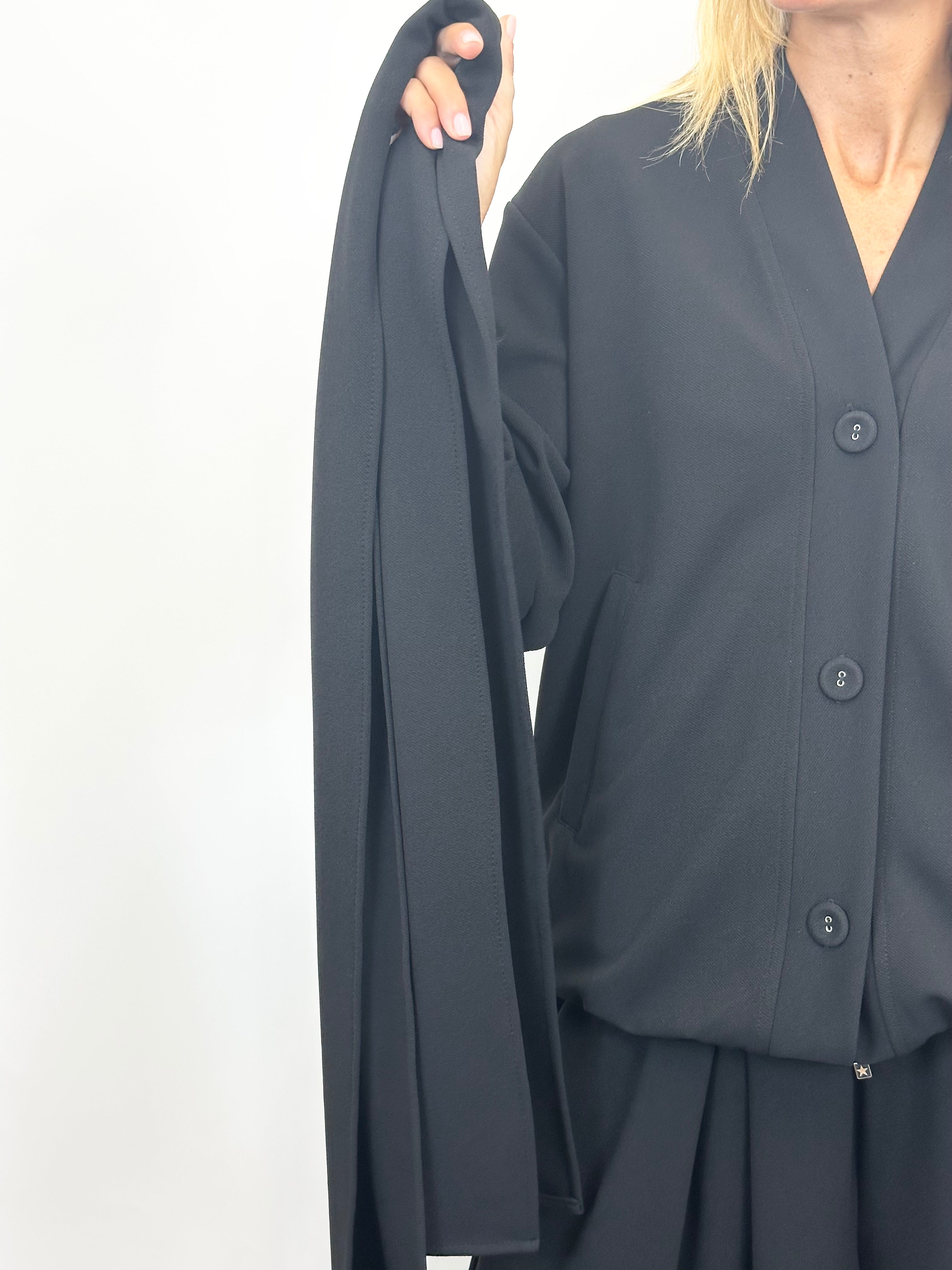 Bomber Fluido Nero _ Souvenir