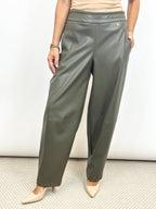 Pantalone Ecopelle Verde _ Souvenir