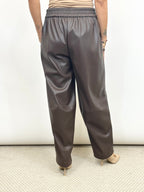 Pantalone Ecopelle  Moro _ Souvenir