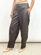 Pantalone Ecopelle  Moro _ Souvenir