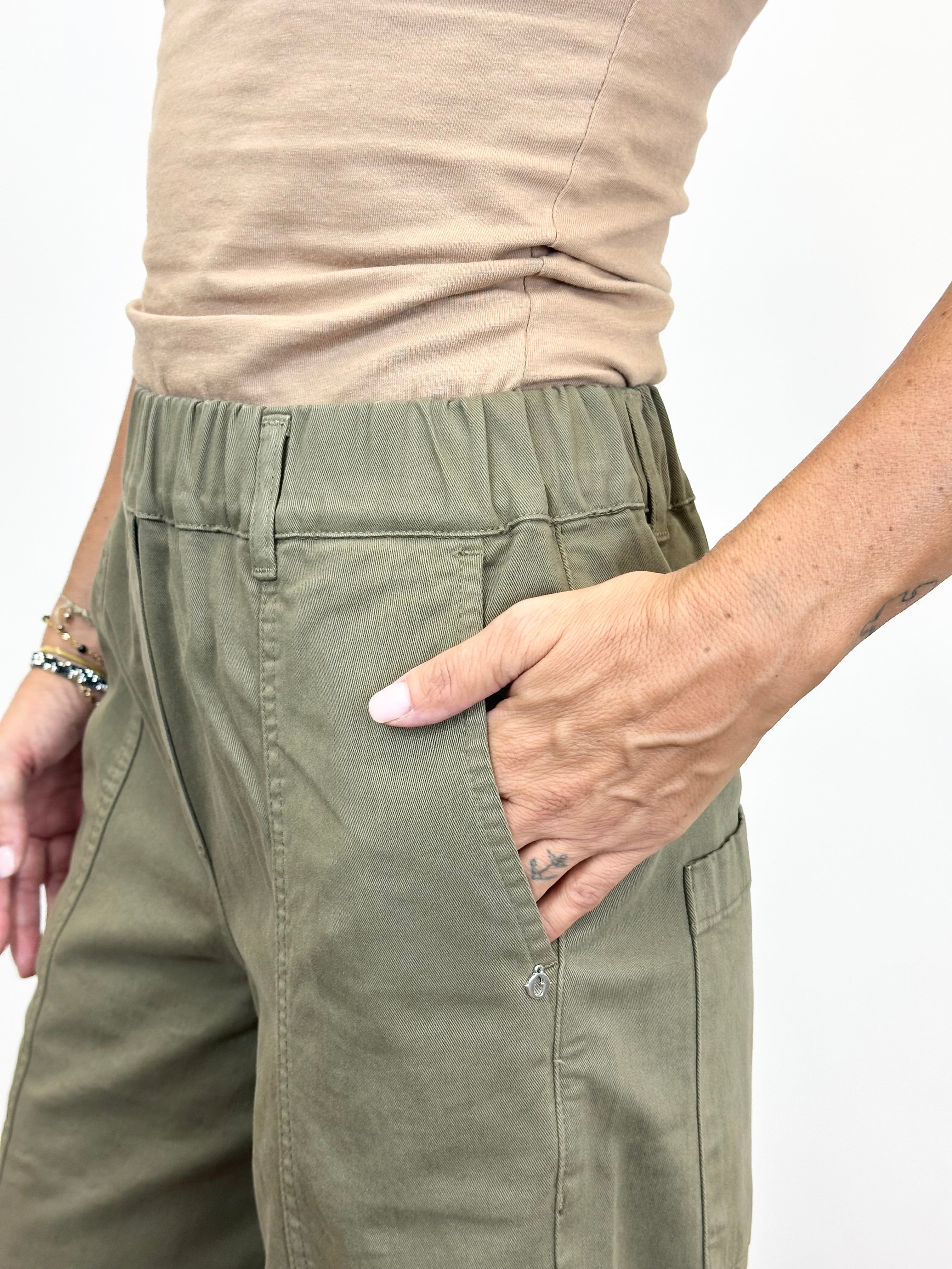 Pantalone Balloon Verde _ Ottod'Ame