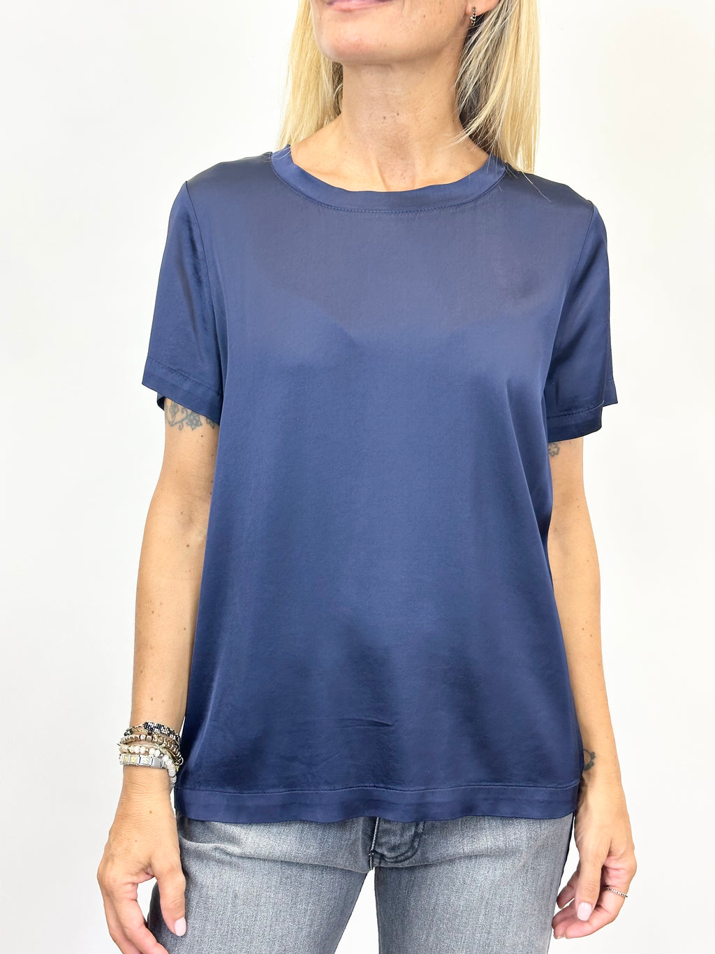 Casacca Mezza Manica Blu _ Vicolo