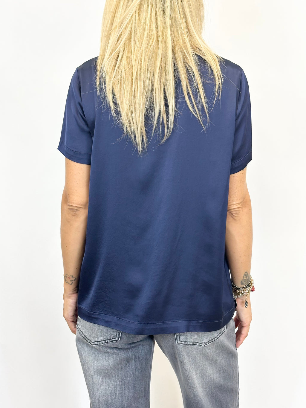 Casacca Mezza Manica Blu _ Vicolo