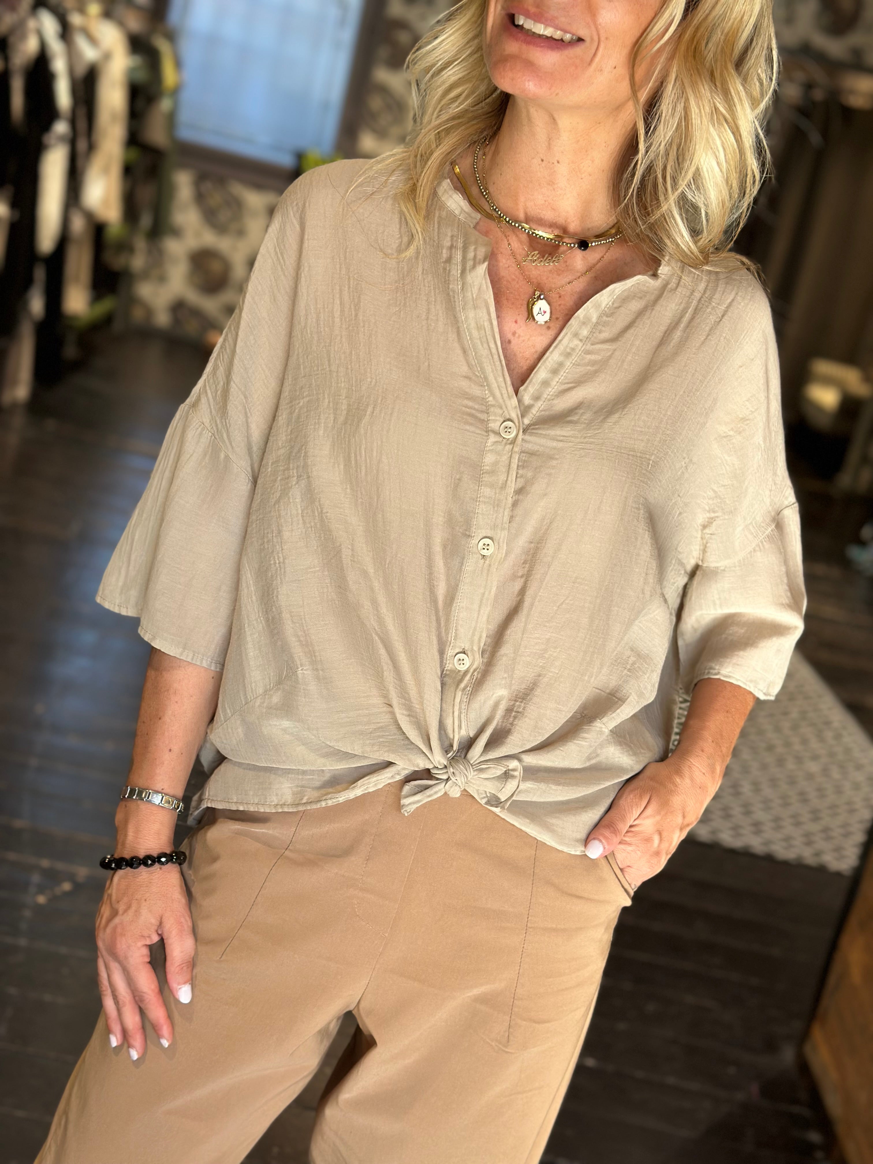 Camicia Mussola Corda _ Vicolo