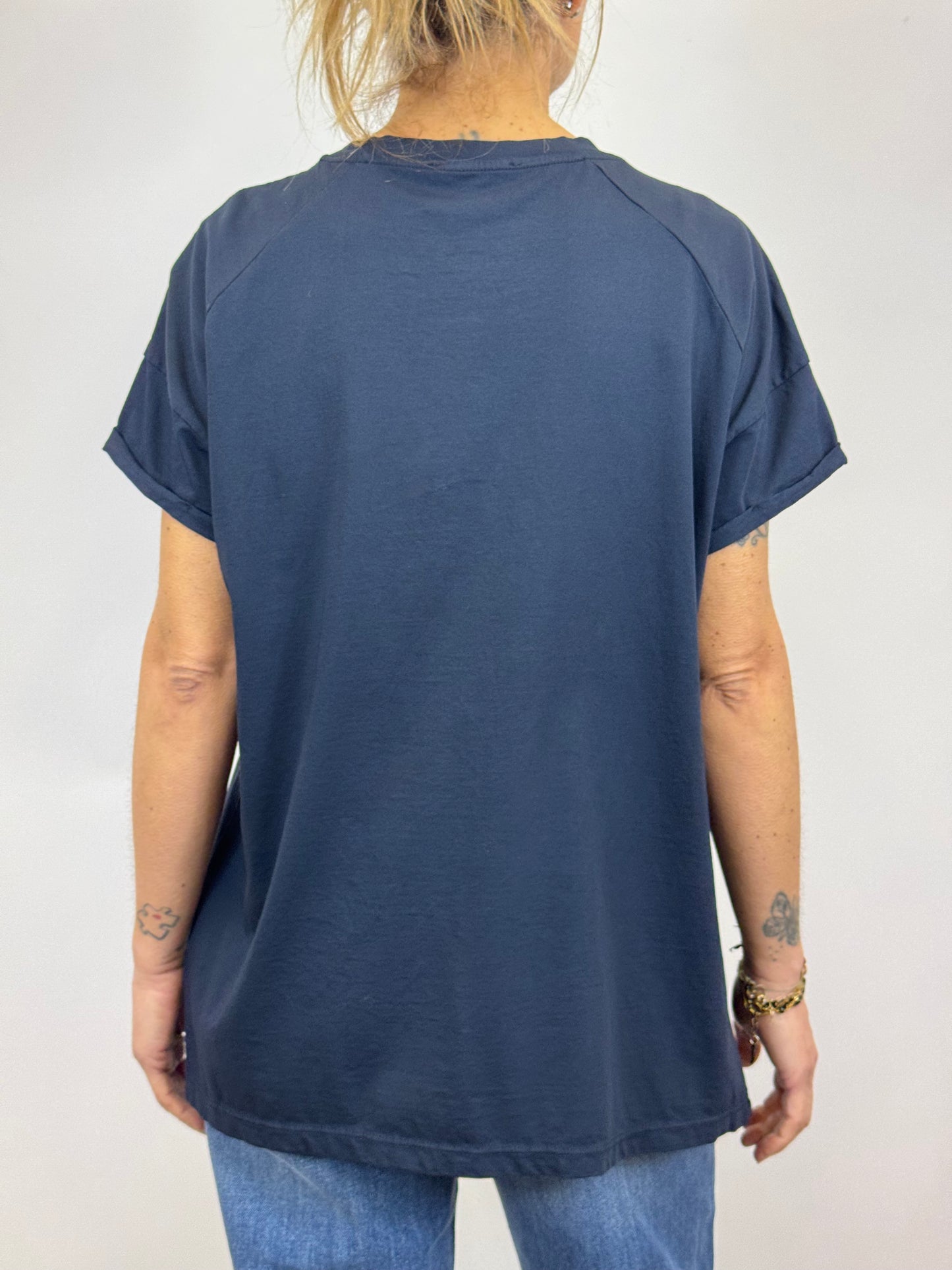 T-Shirt Stelle Blu Vicolo