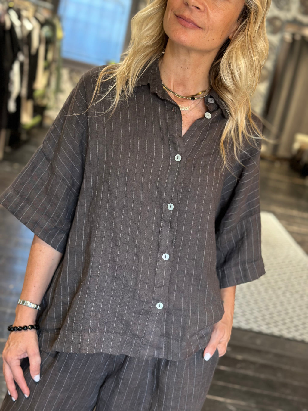 Camicia Gessata Moro _ Myastreet