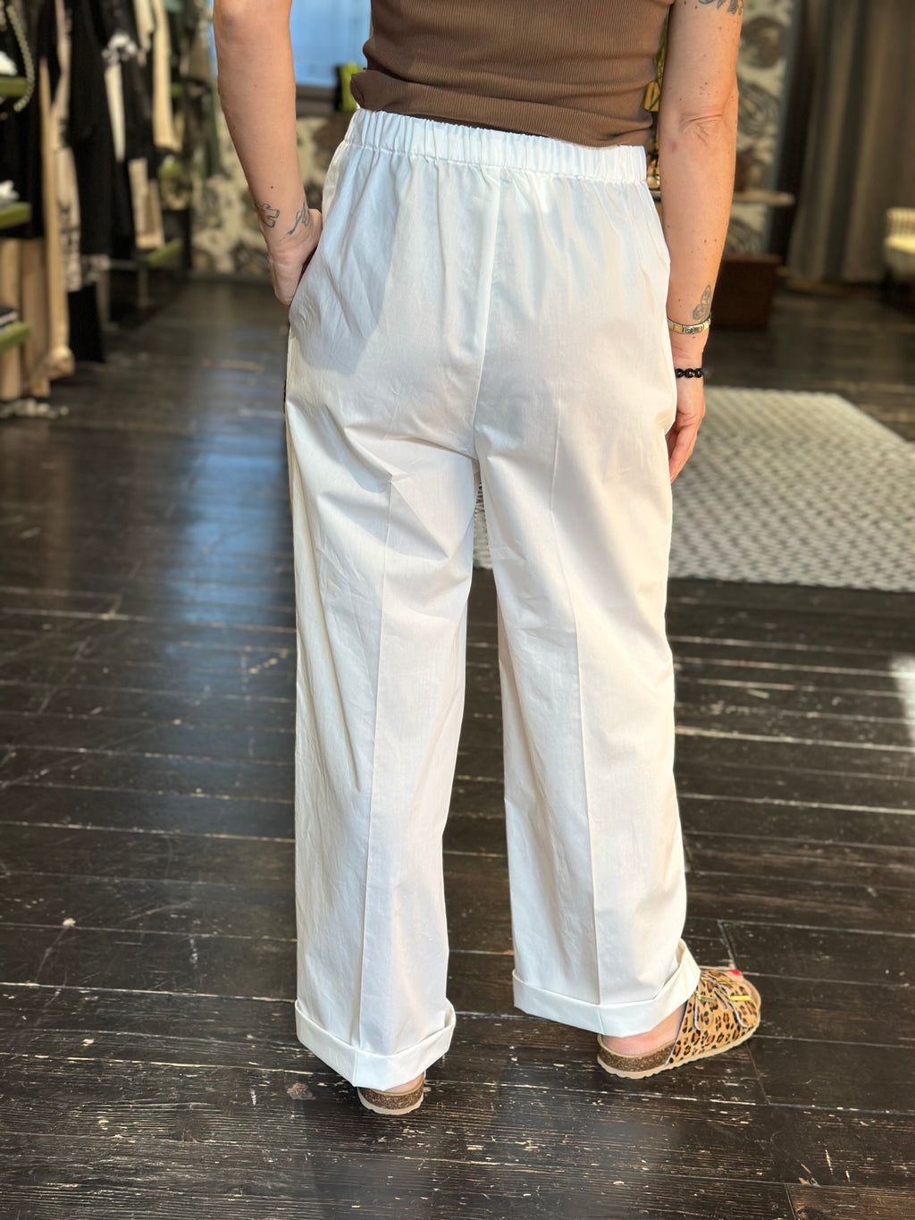 Pantalone Dritto Bianco _ Vicolo