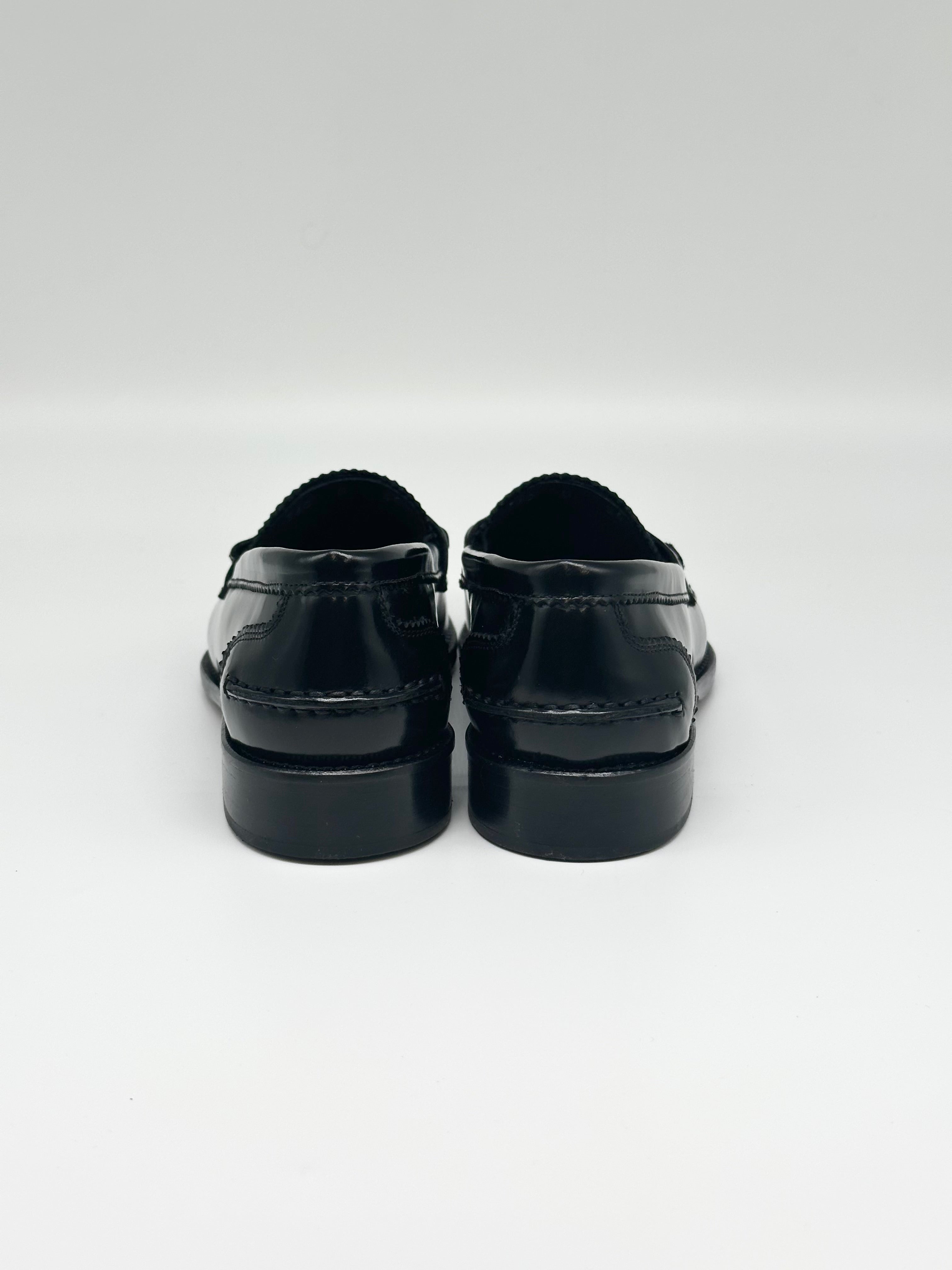 Mocassino Abrasivato Nero _ Divine Follie