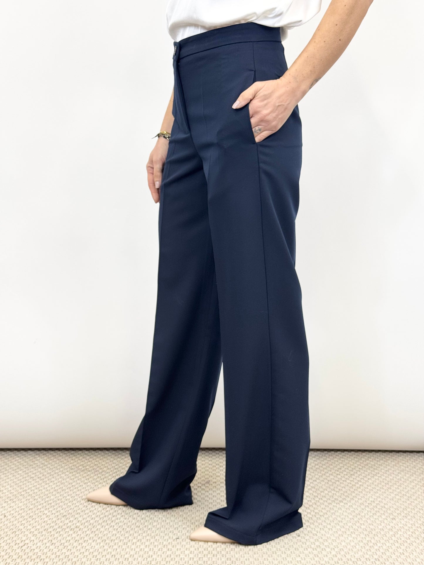 Pantalone palazzo Blu Vicolo