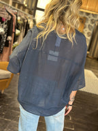 Camicia Mussola Blu _ Vicolo