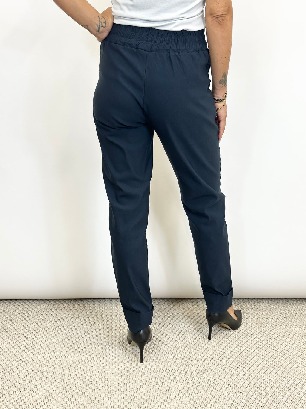 Pantalone Bengalina Blu _ Karma