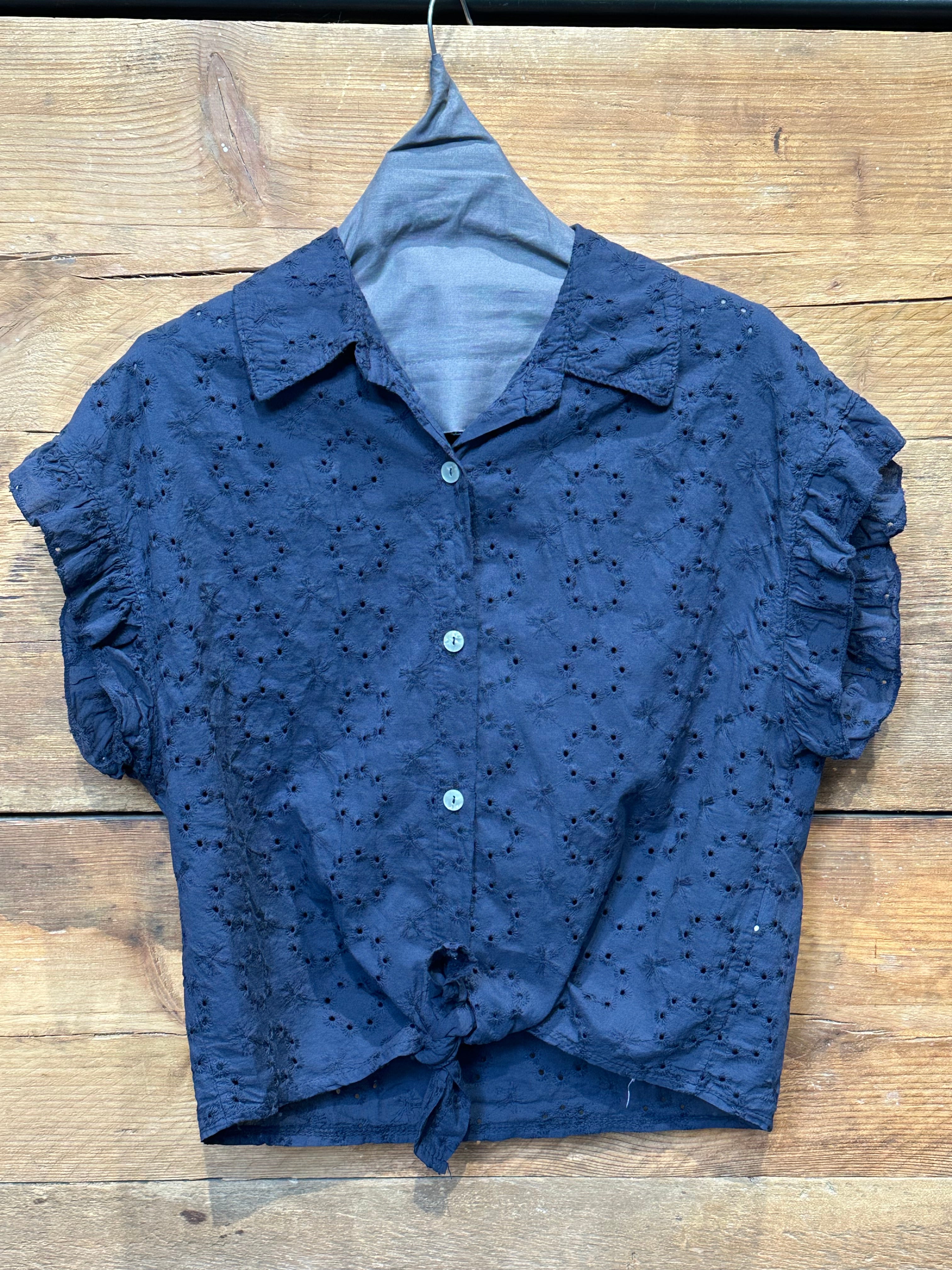 Camicia Romantica Blu _ MI.LE: for soku
