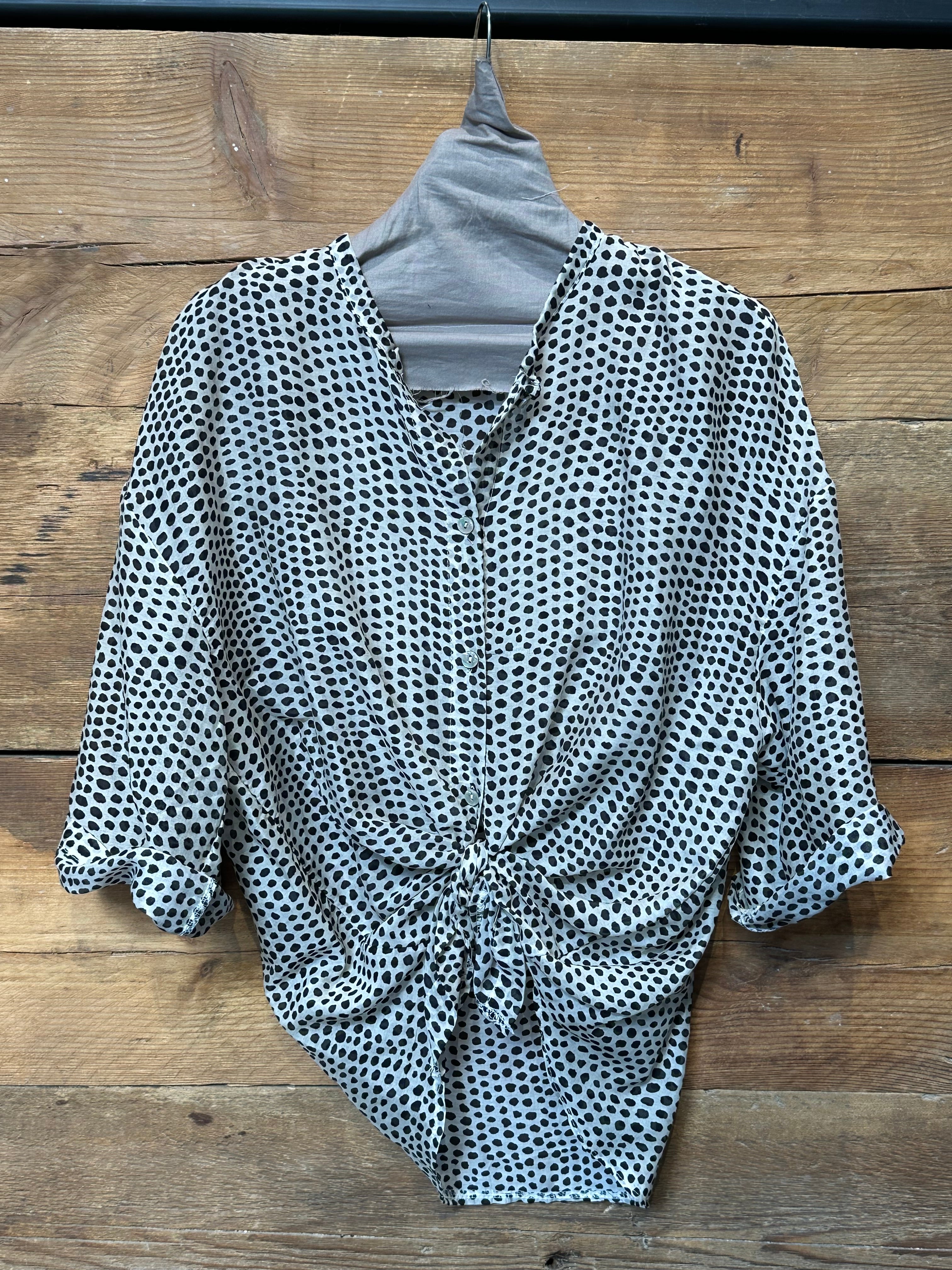 Camicia Mussola Pois _ MI.LE. for soku