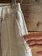 Pantaloni Stella lino beige _MI.LE: for soku