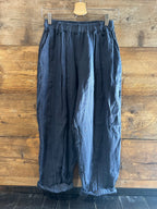 Pantaloni Stella Lino Blu _ MI.LE. for soku