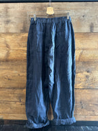 Pantaloni Stella Lino Blu _ MI.LE. for soku
