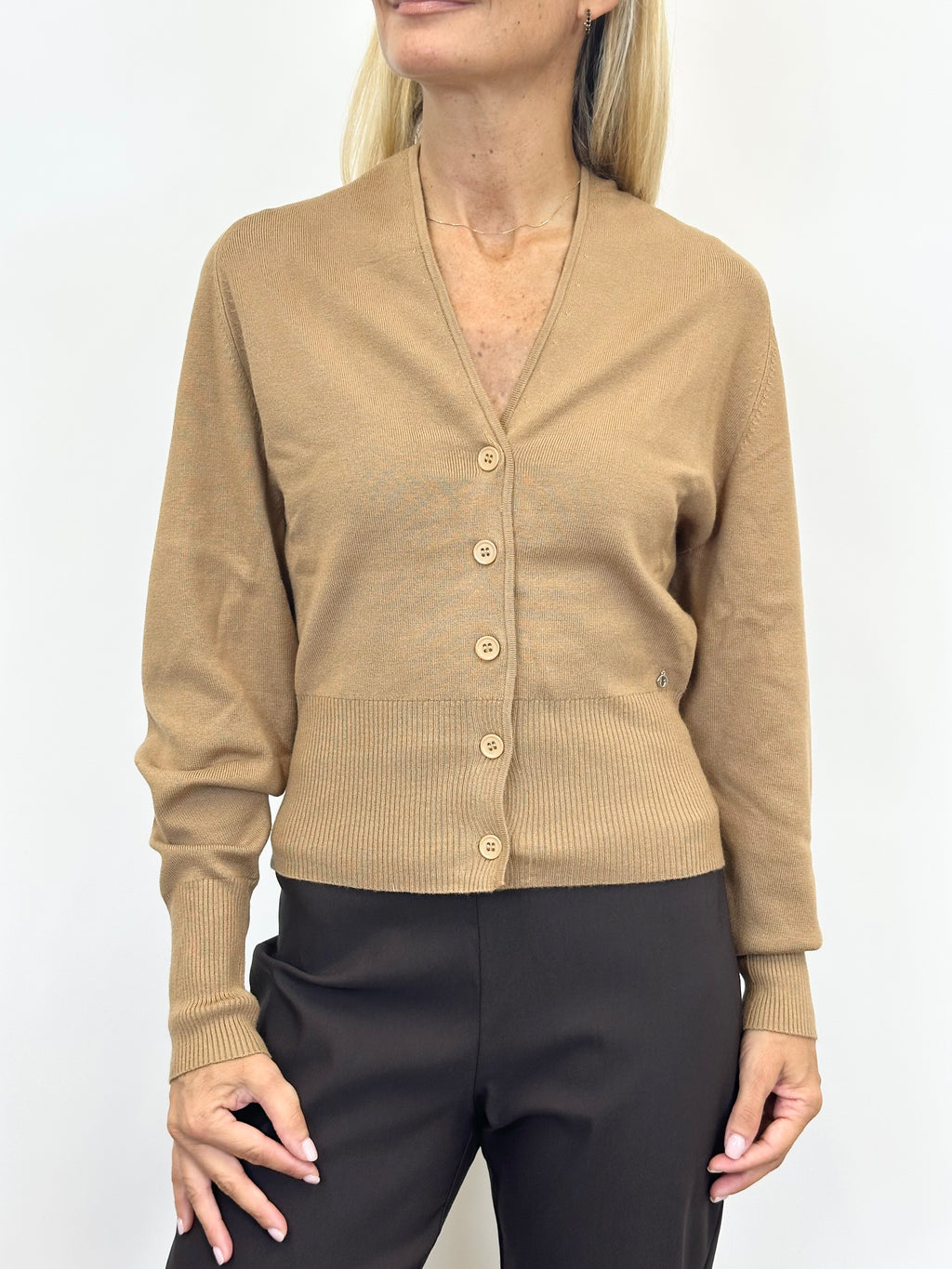 Cardigan scollo a V_ Ottod'Ame