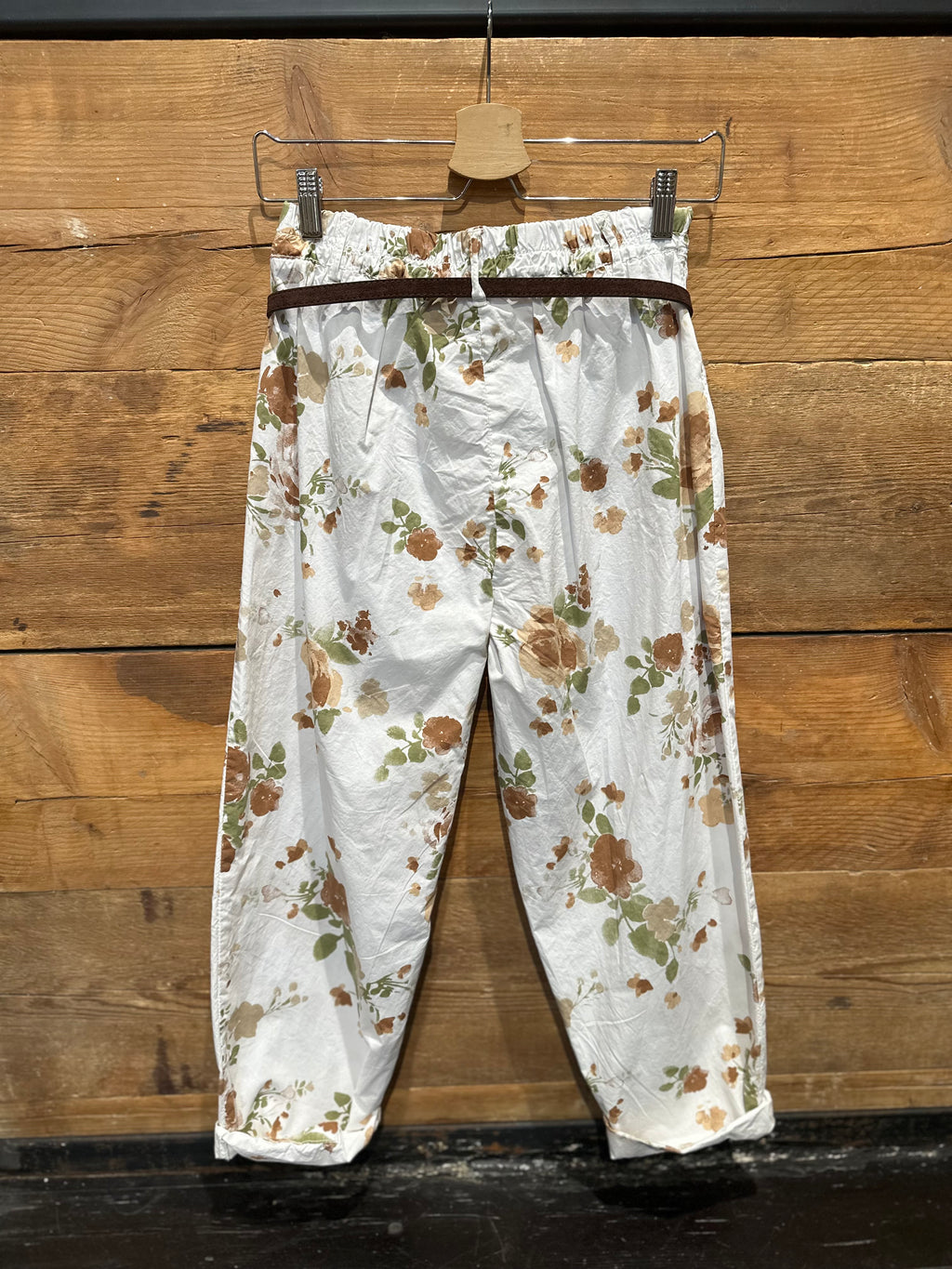 Pantaloni Fiori Cuoio _ Mi.LE. for soku