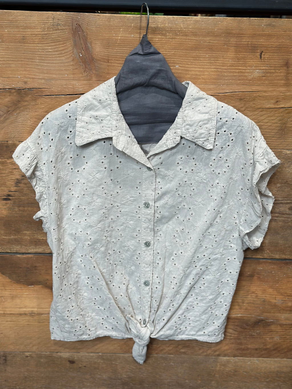 Camicia Romantica  Sabbia_ MI.LE. for soku