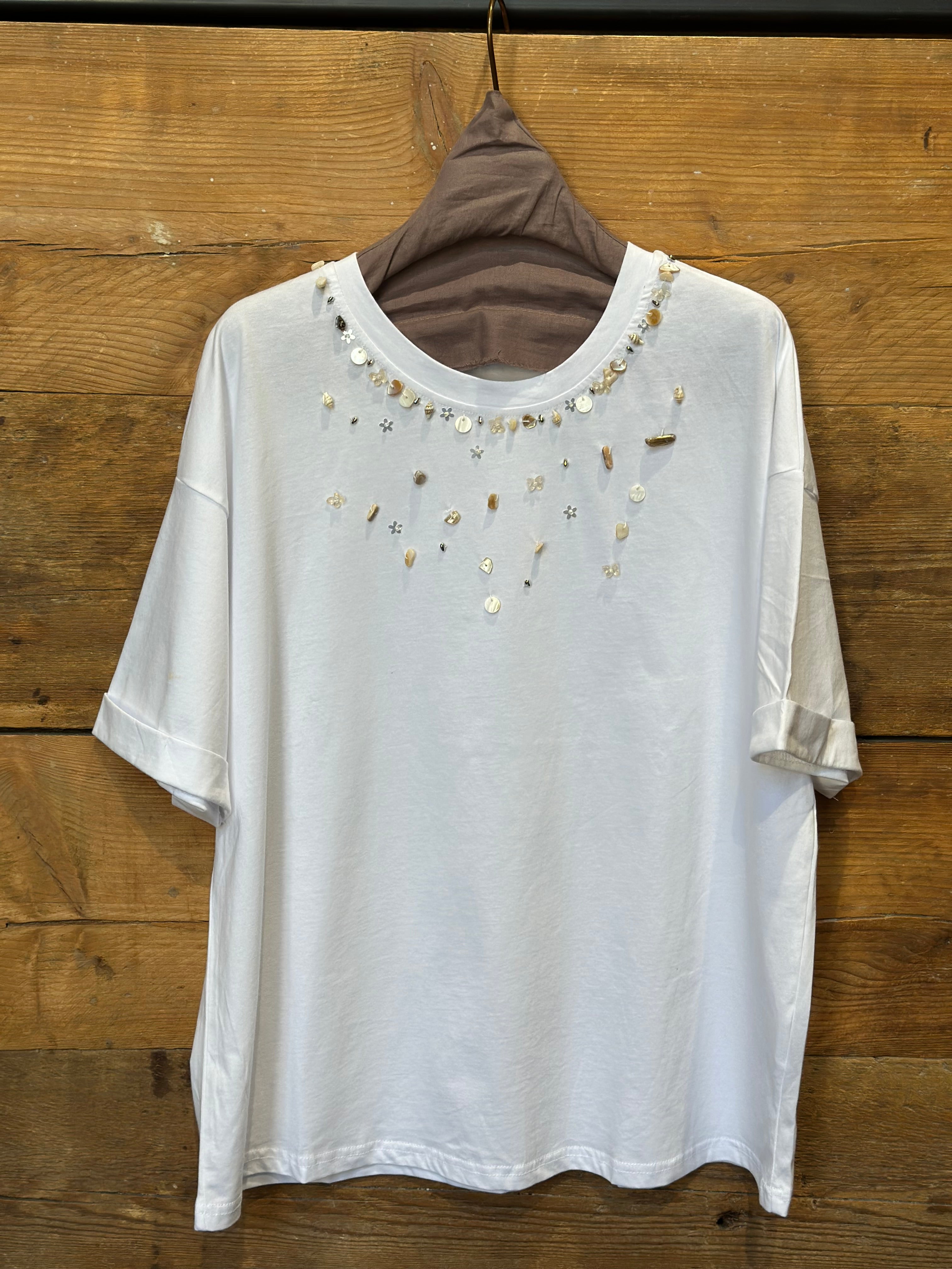 T-Shirt Over Bianca _ MI.LE. for soku