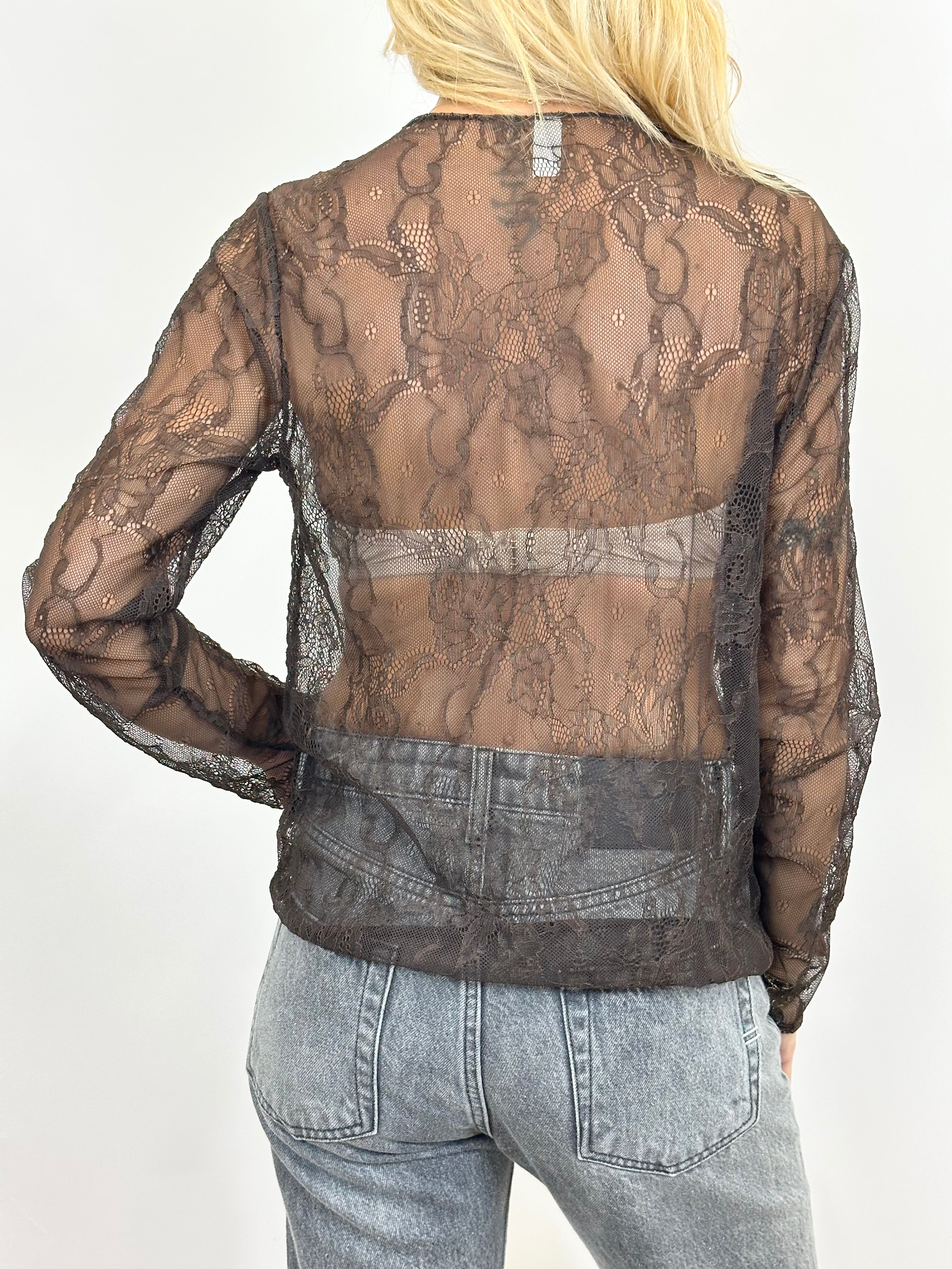 Maglia Pizzo Cioccolato _ MI.LE.for soku