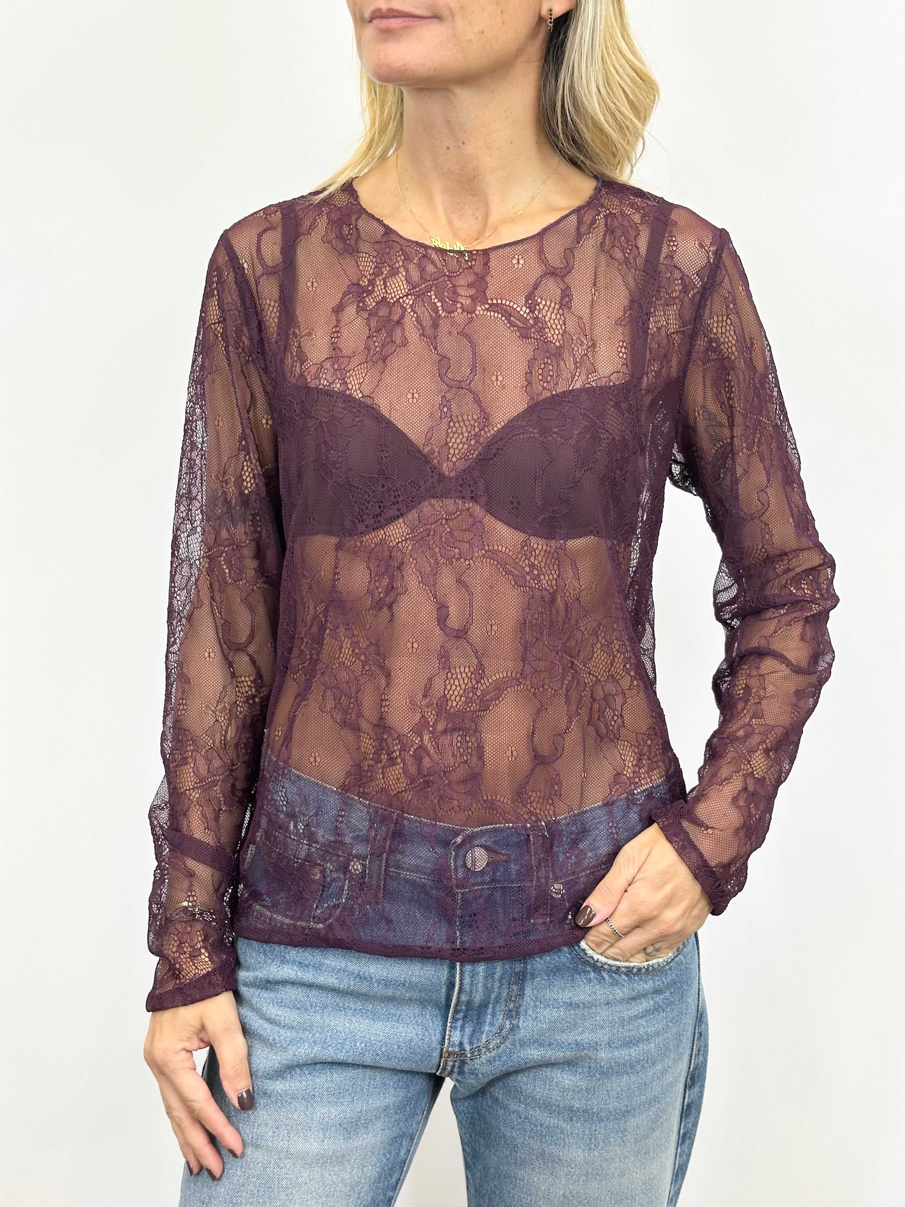 Maglia Pizzo Bordeaux _ MI.LE. for soku