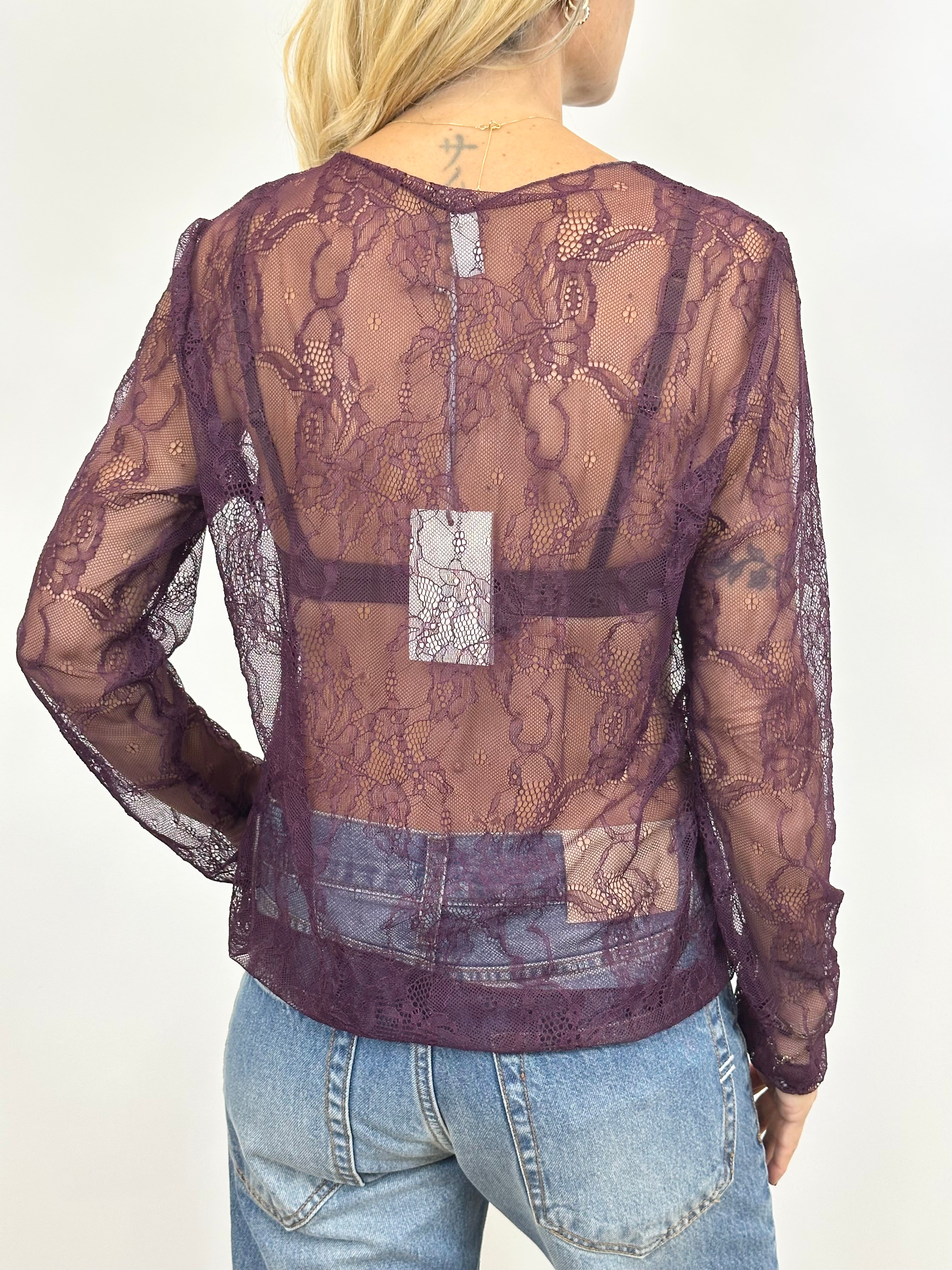 Maglia Pizzo Bordeaux _ MI.LE. for soku