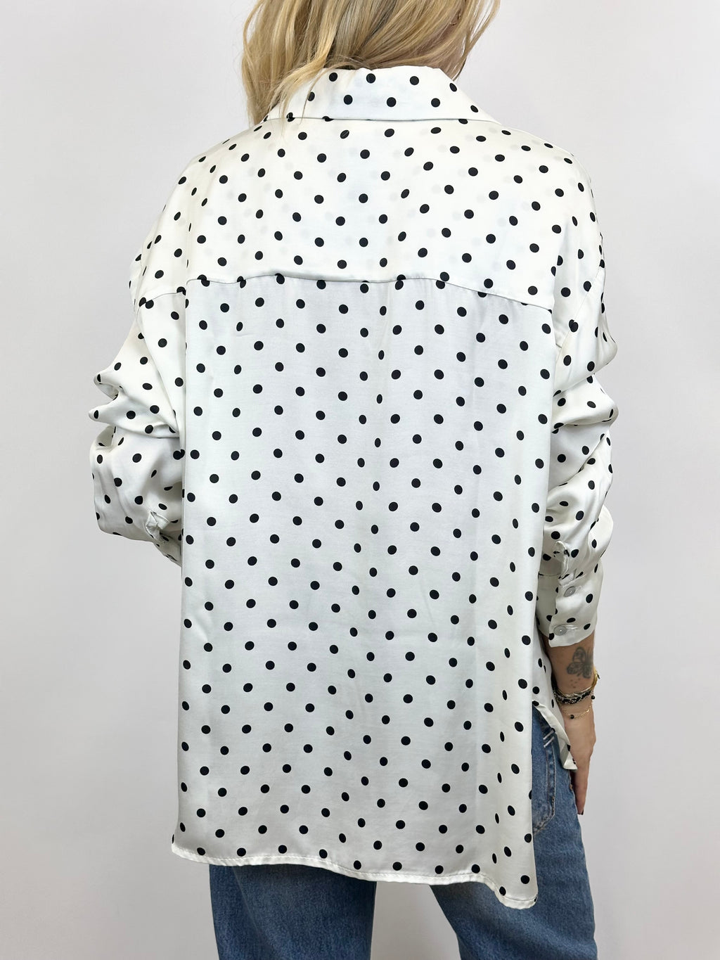 Camicia Pois Panna _ Mi.LE.for soku